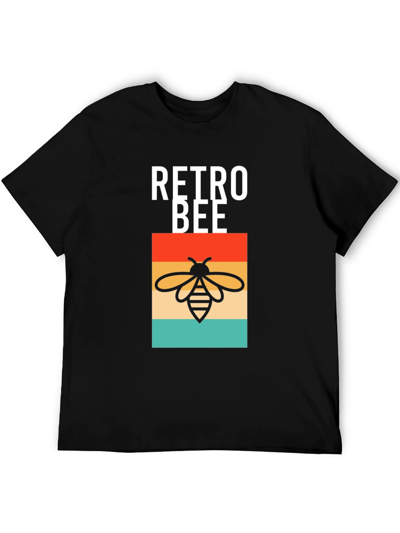 Retro Bee Graphic T-Shirt - Trendy Style