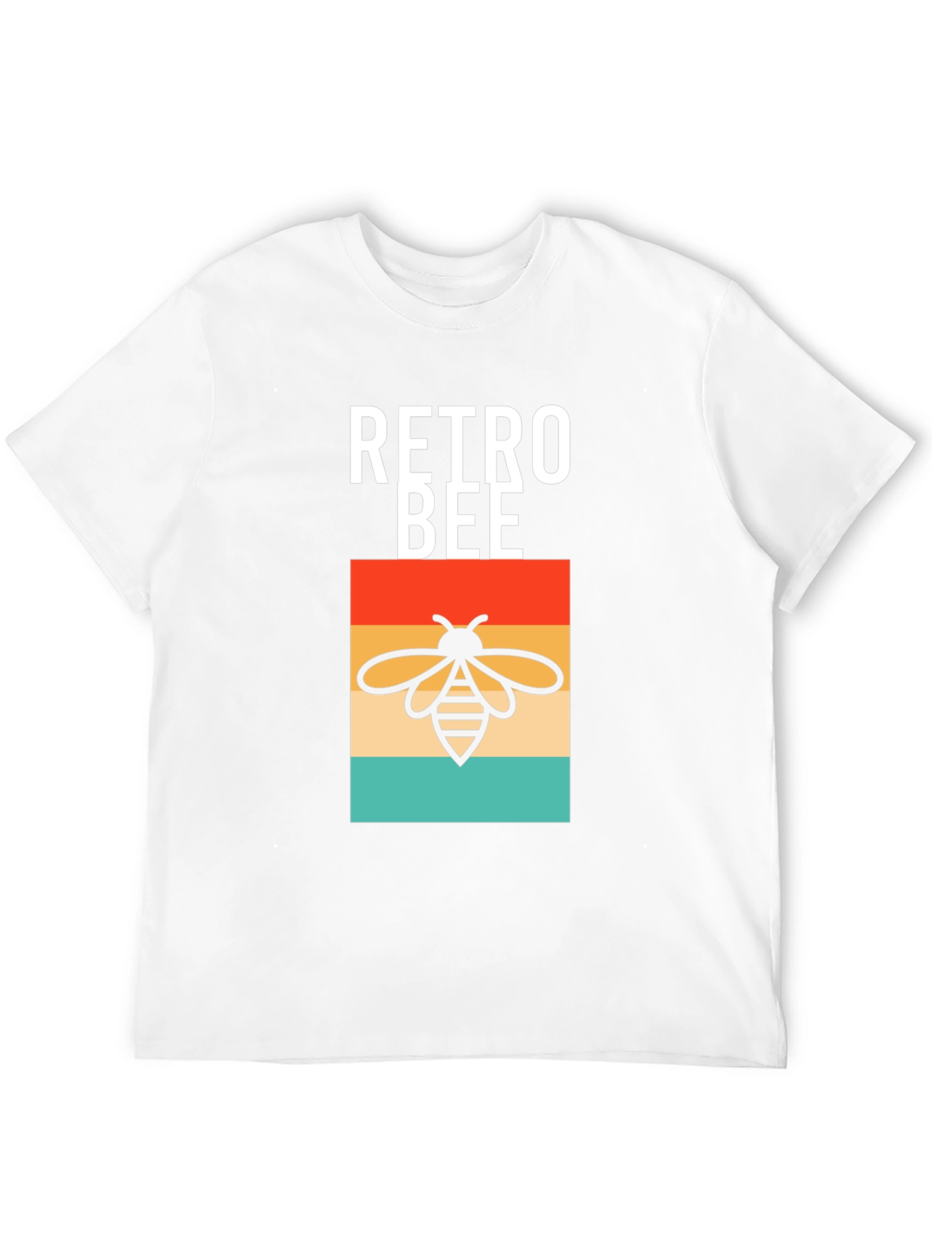 Retro Bee Graphic T-Shirt - Trendy Style