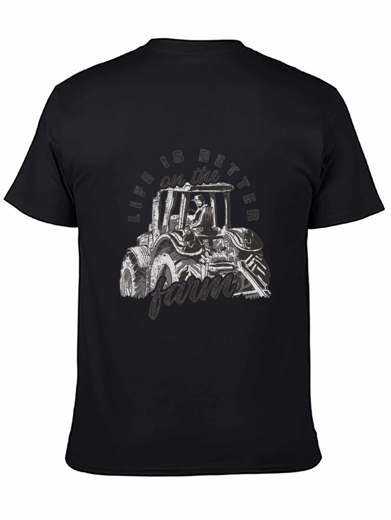 Life is Better on the Farm Black T-Shirt