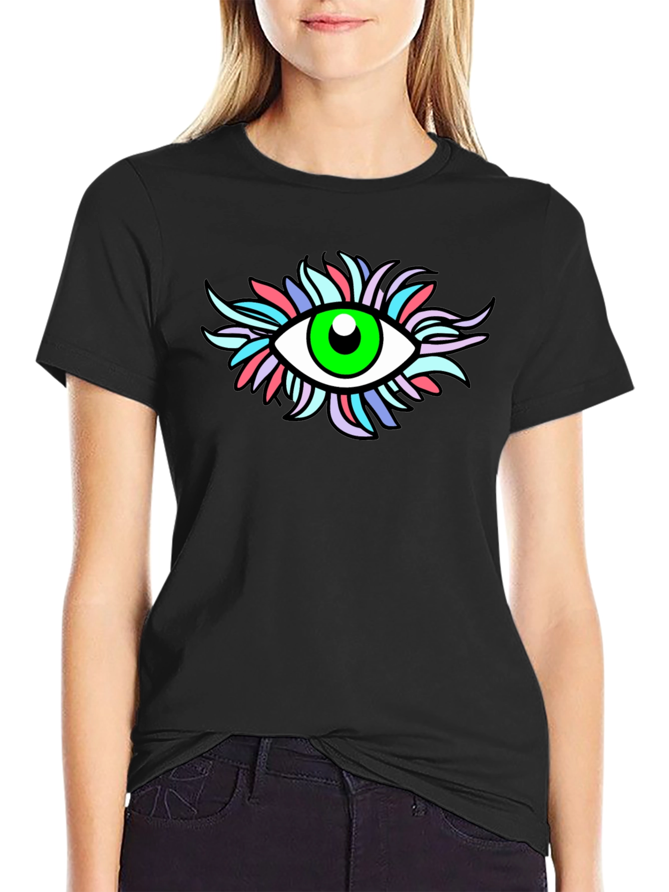 Eye See You Mens Black Tee