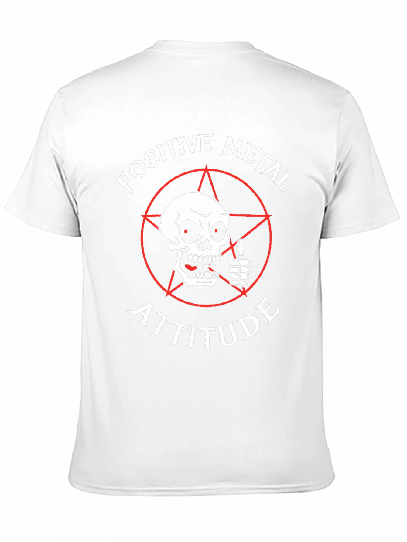 Positive Metal Attitude Graphic T-Shirt