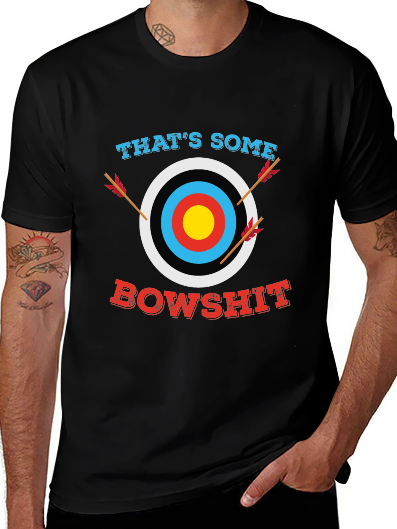 Thats Some Bowshit Graphic T-Shirt - Archery Humor