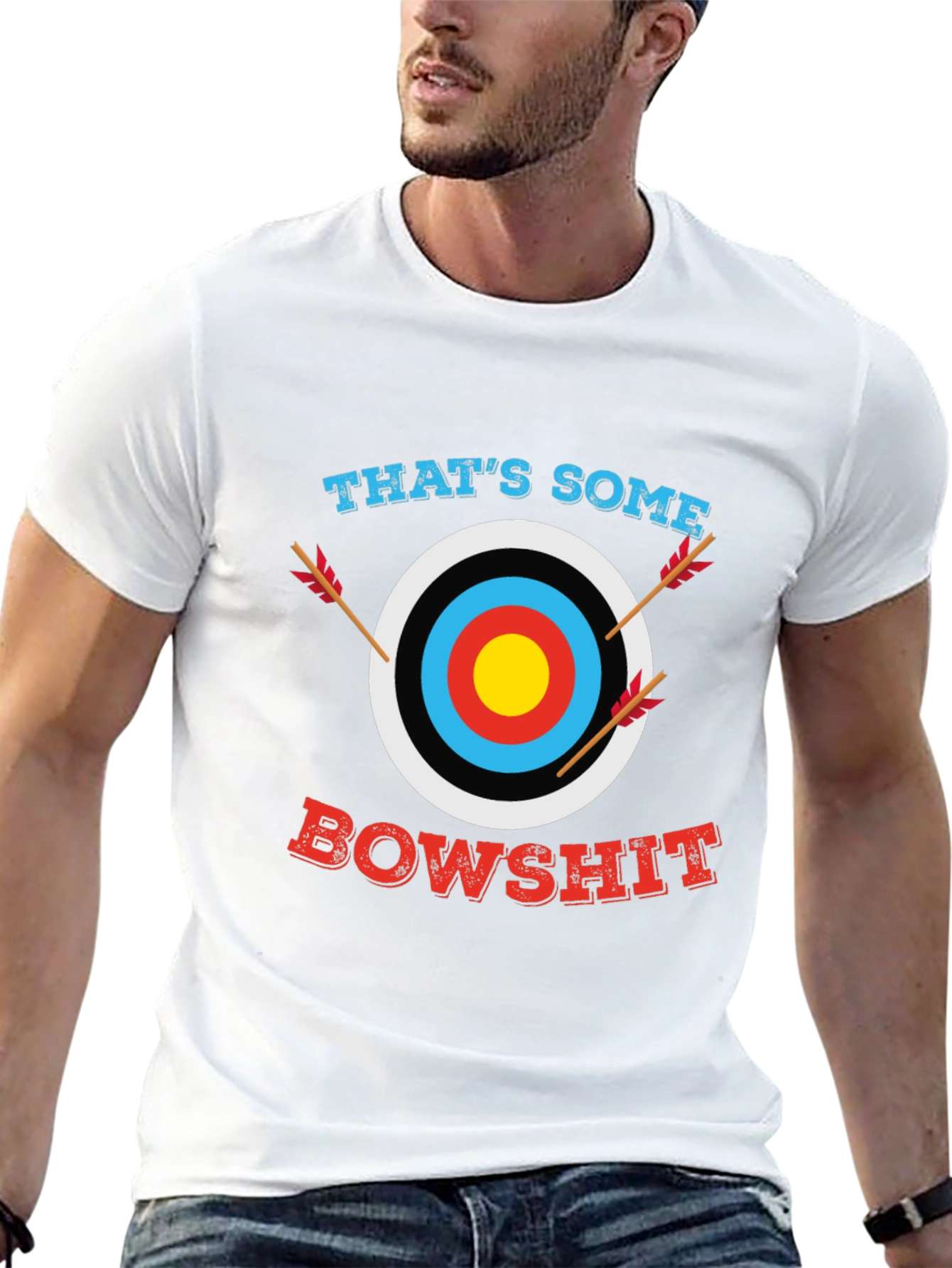 Thats Some Bowshit Graphic T-Shirt - Archery Humor