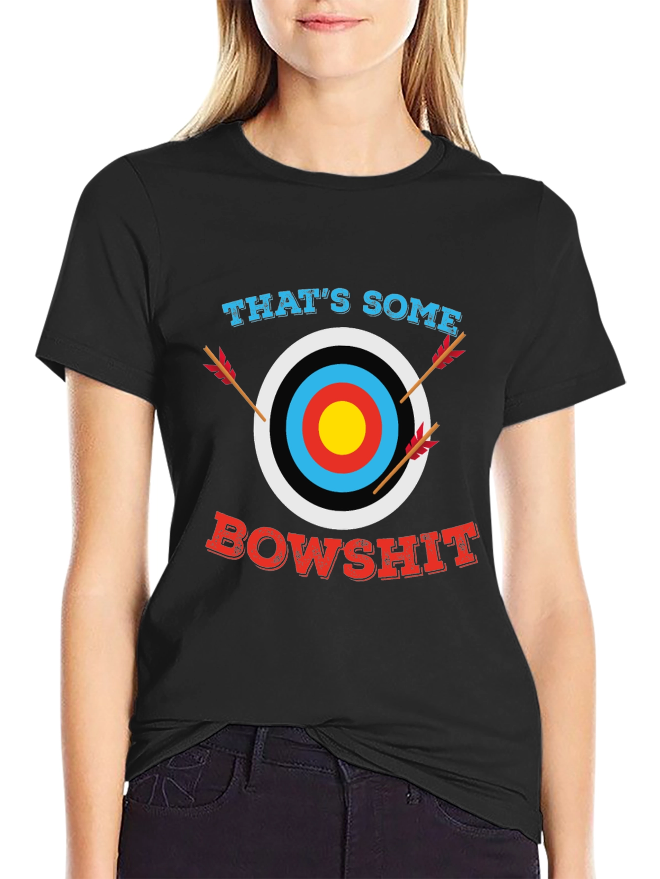 Thats Some Bowshit Graphic T-Shirt - Archery Humor