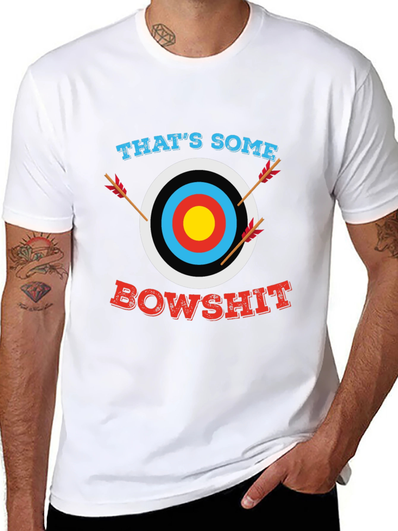 Thats Some Bowshit Graphic T-Shirt - Archery Humor