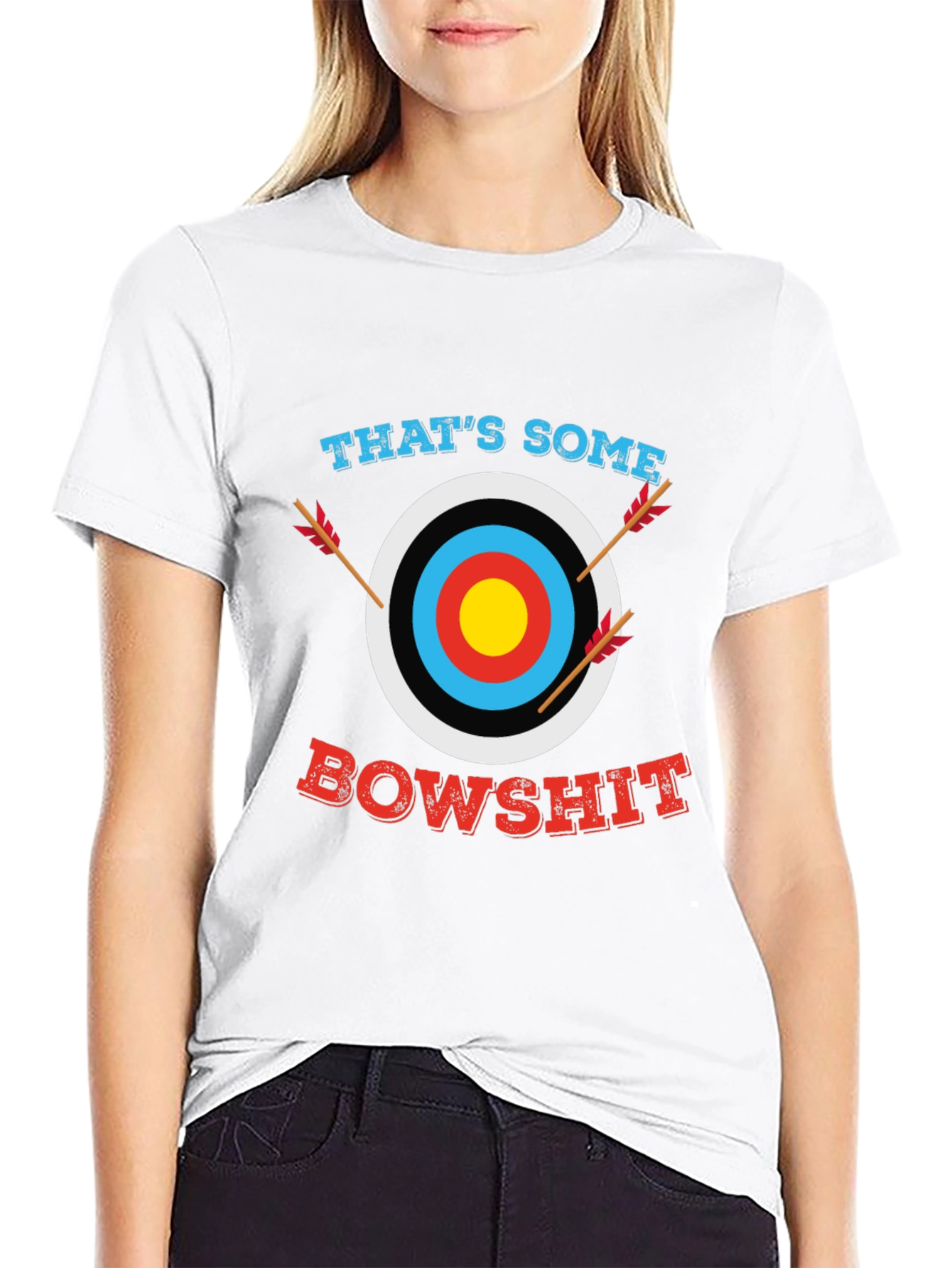Thats Some Bowshit Graphic T-Shirt - Archery Humor