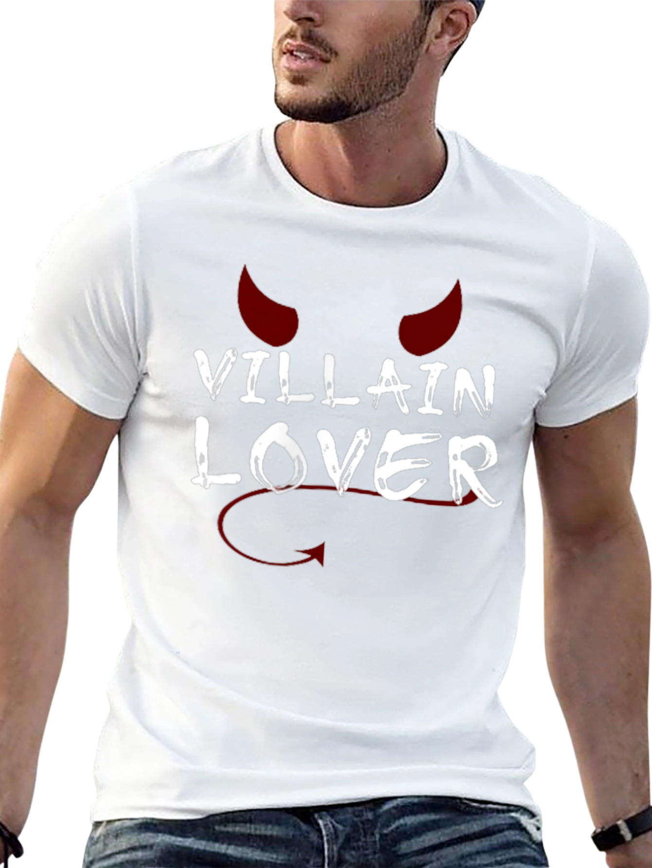 Villain Lover Graphic T-Shirt - Black
