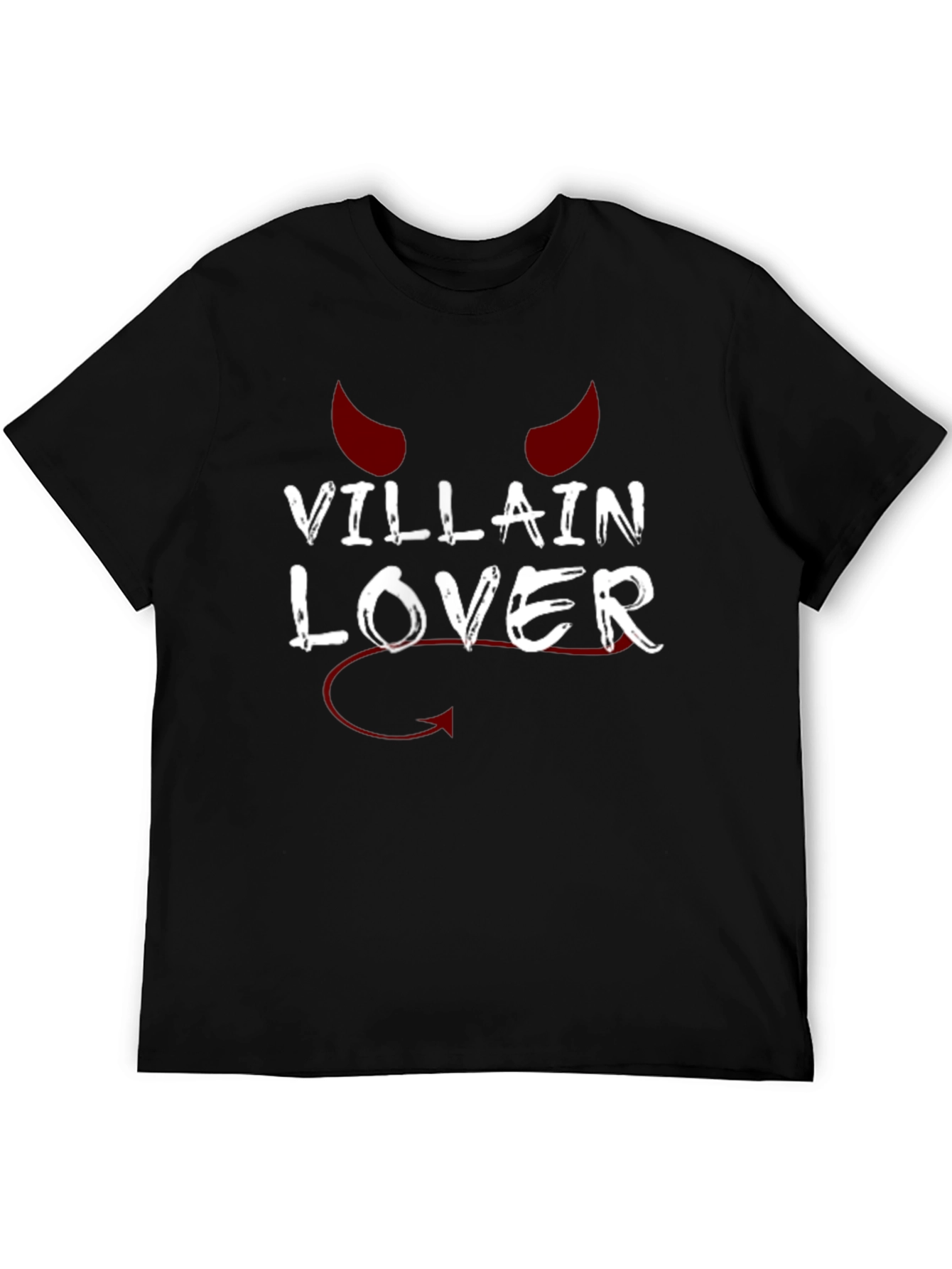 Villain Lover Graphic T-Shirt - Black