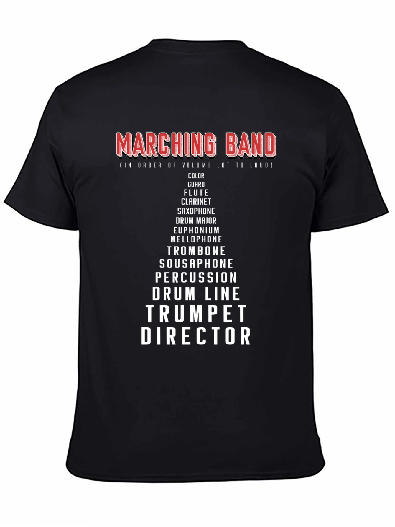 Marching Band Instrument Volume T-Shirt
