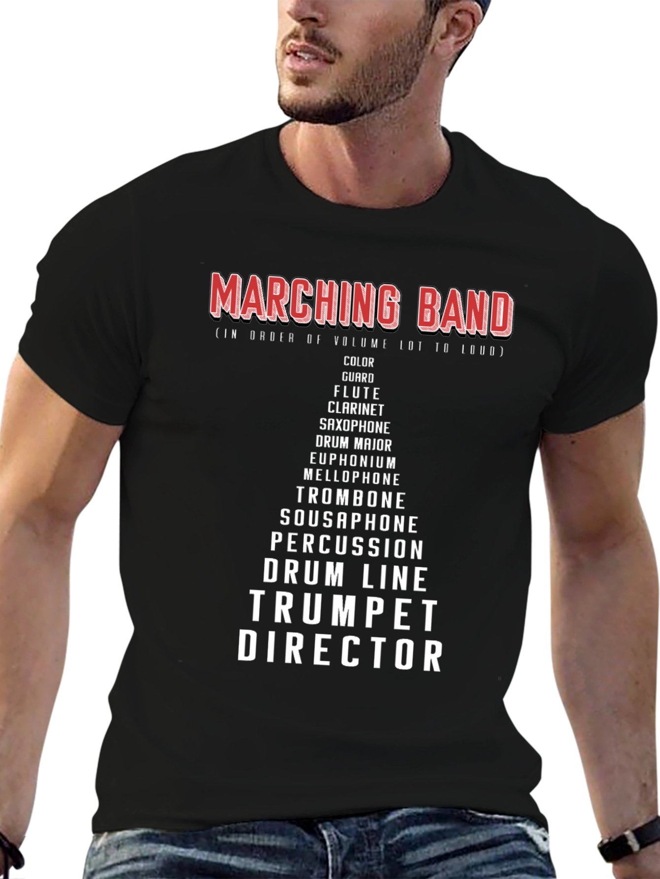 Marching Band Instrument Volume T-Shirt