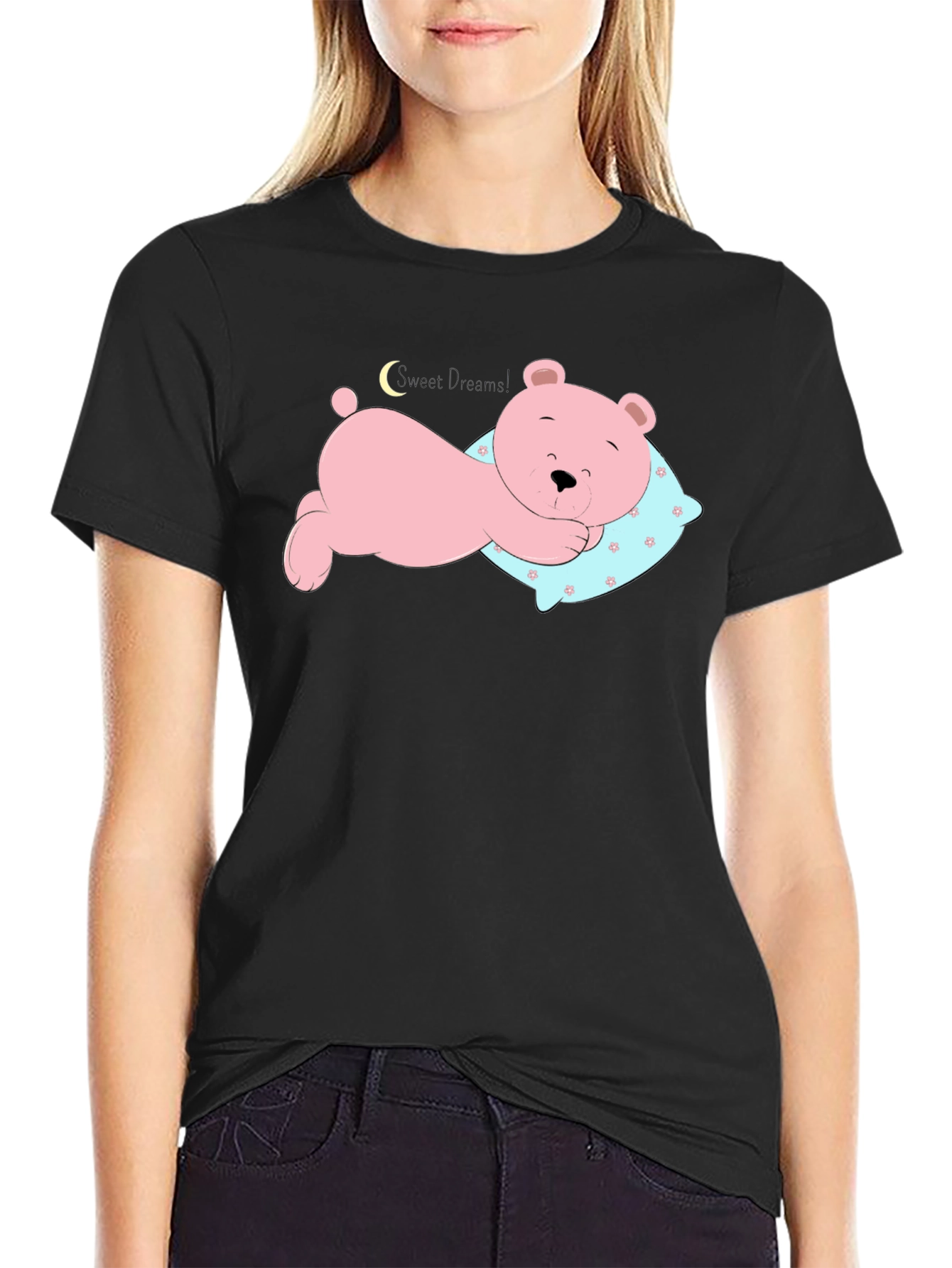 Sleeping Bear Tee - Cute Graphic T-Shirt