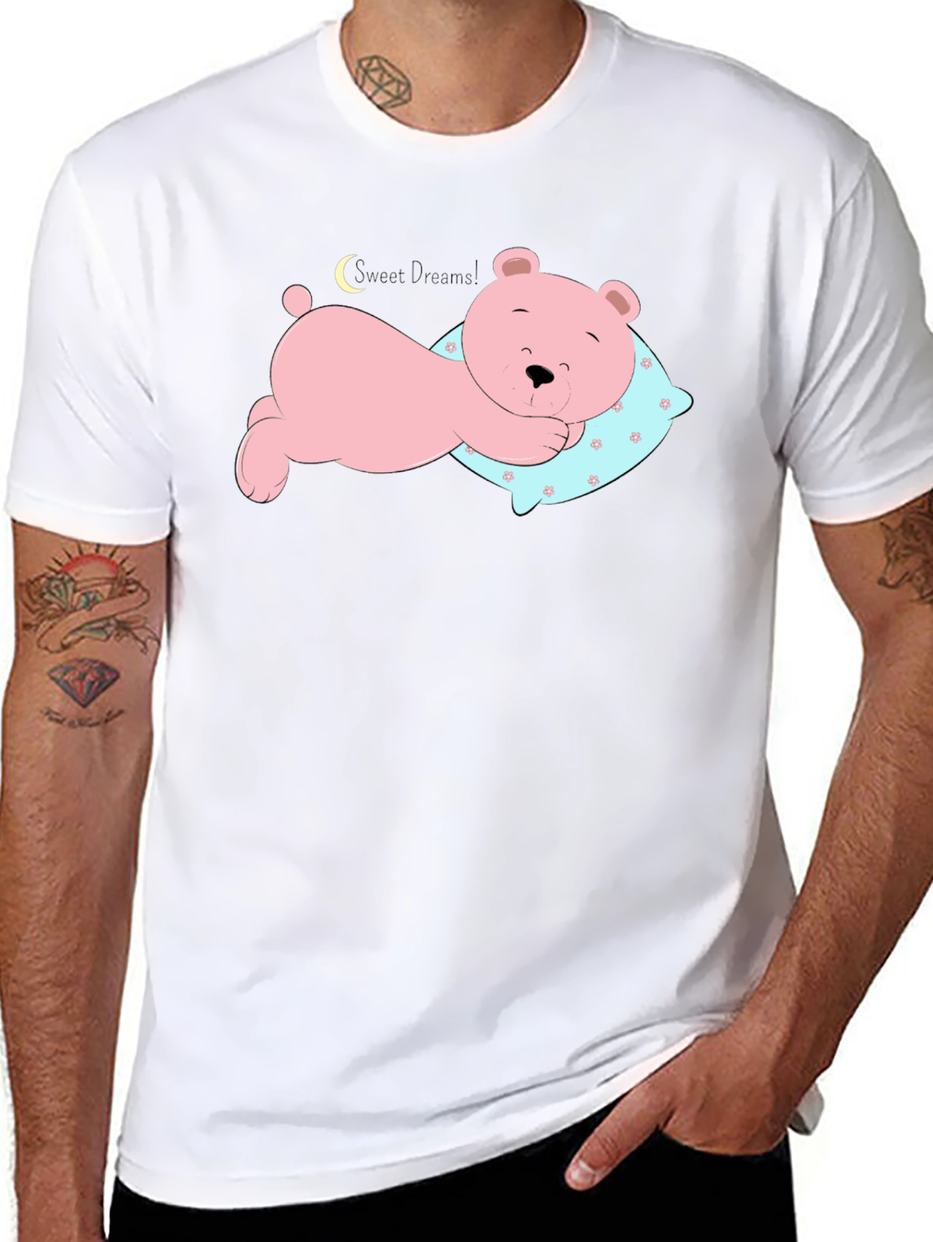 Sleeping Bear Tee - Cute Graphic T-Shirt
