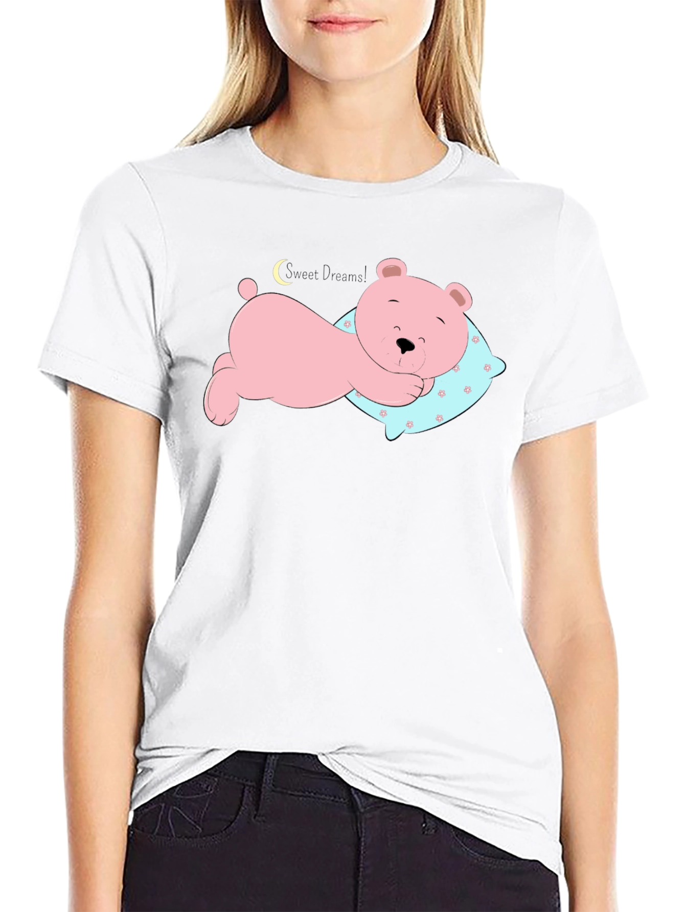 Sleeping Bear Tee - Cute Graphic T-Shirt