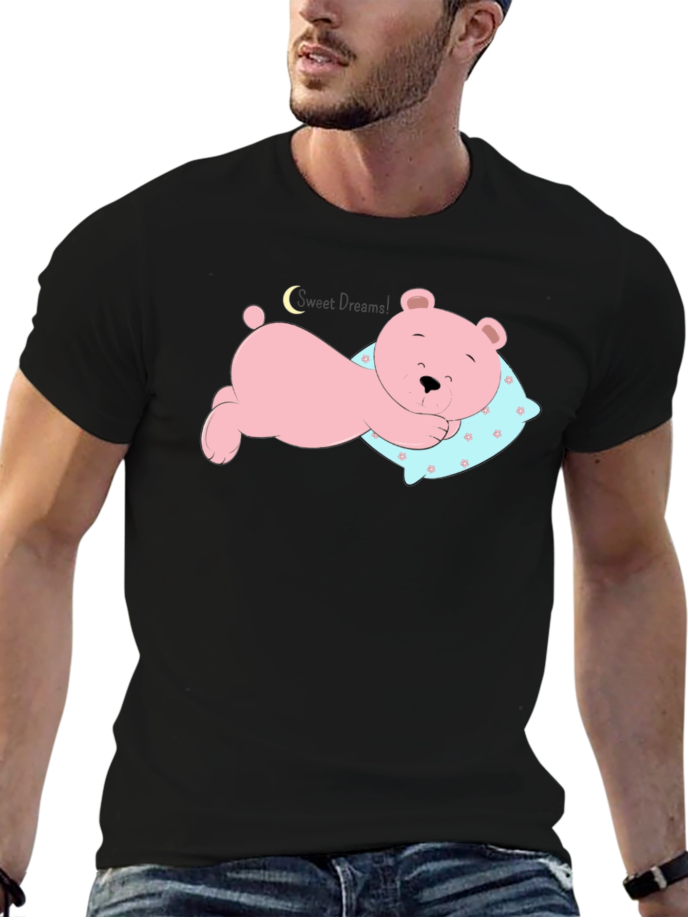 Sleeping Bear Tee - Cute Graphic T-Shirt