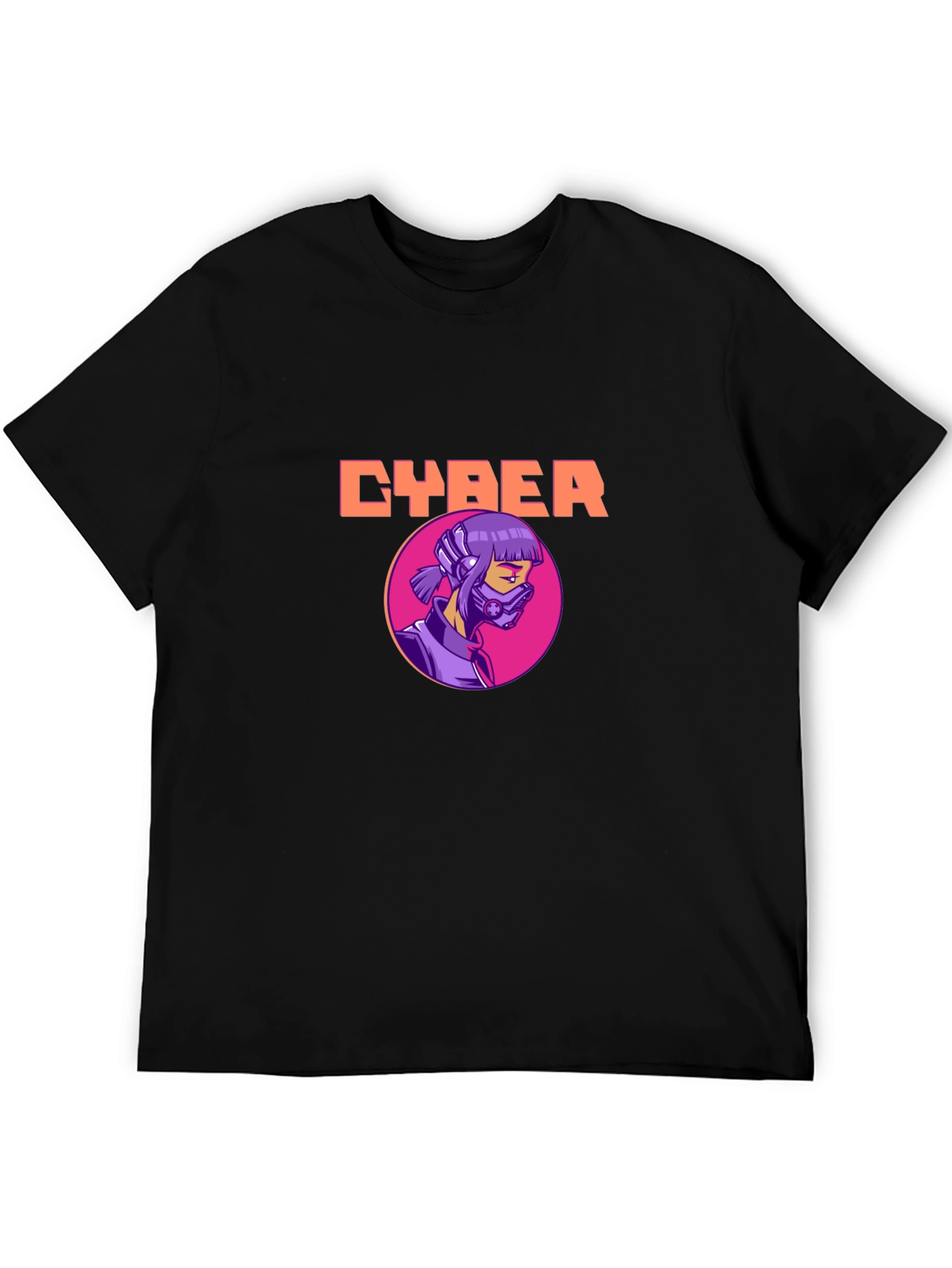 Cyberpunk Girl Graphic T-Shirt