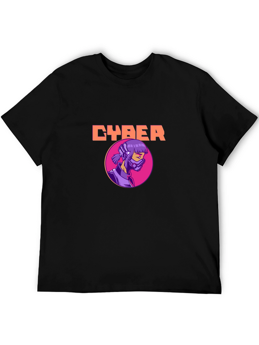Cyberpunk Girl Graphic T-Shirt