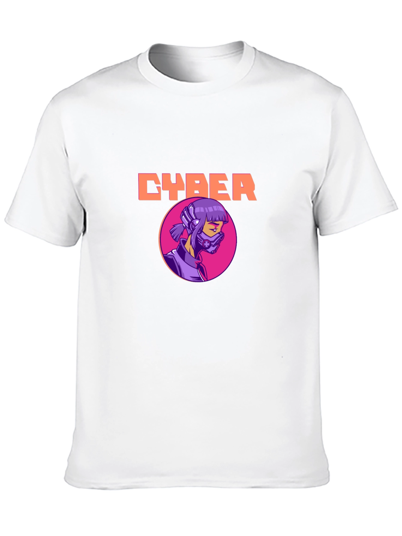 Cyberpunk Girl Graphic T-Shirt