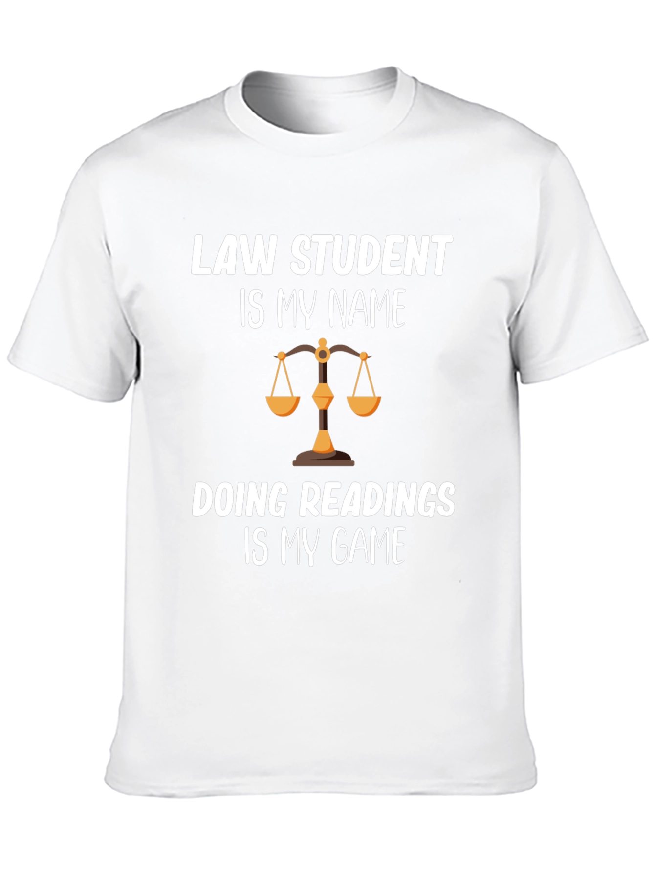 Law Student Tee: Readings are My Game