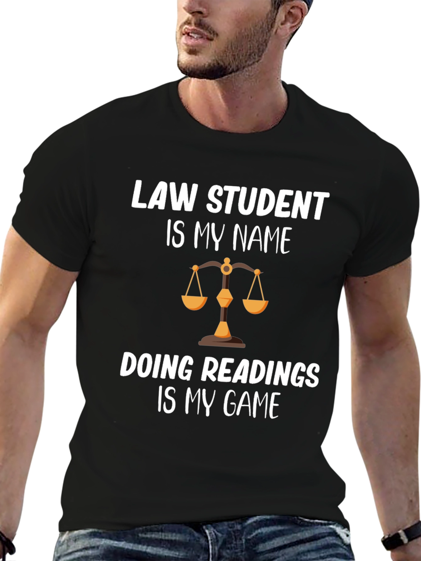 Law Student Tee: Readings are My Game