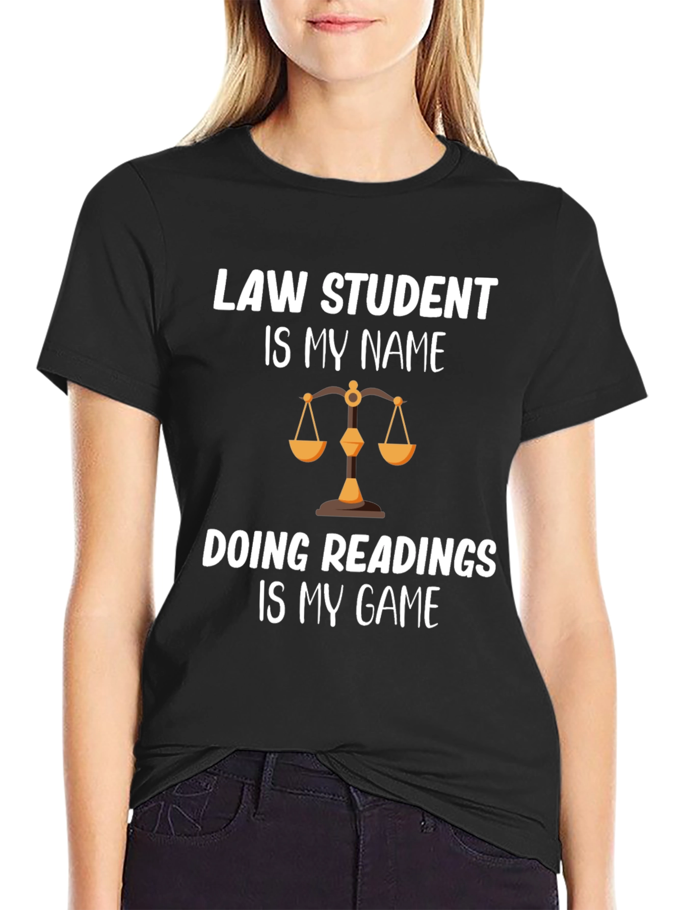 Law Student Tee: Readings are My Game