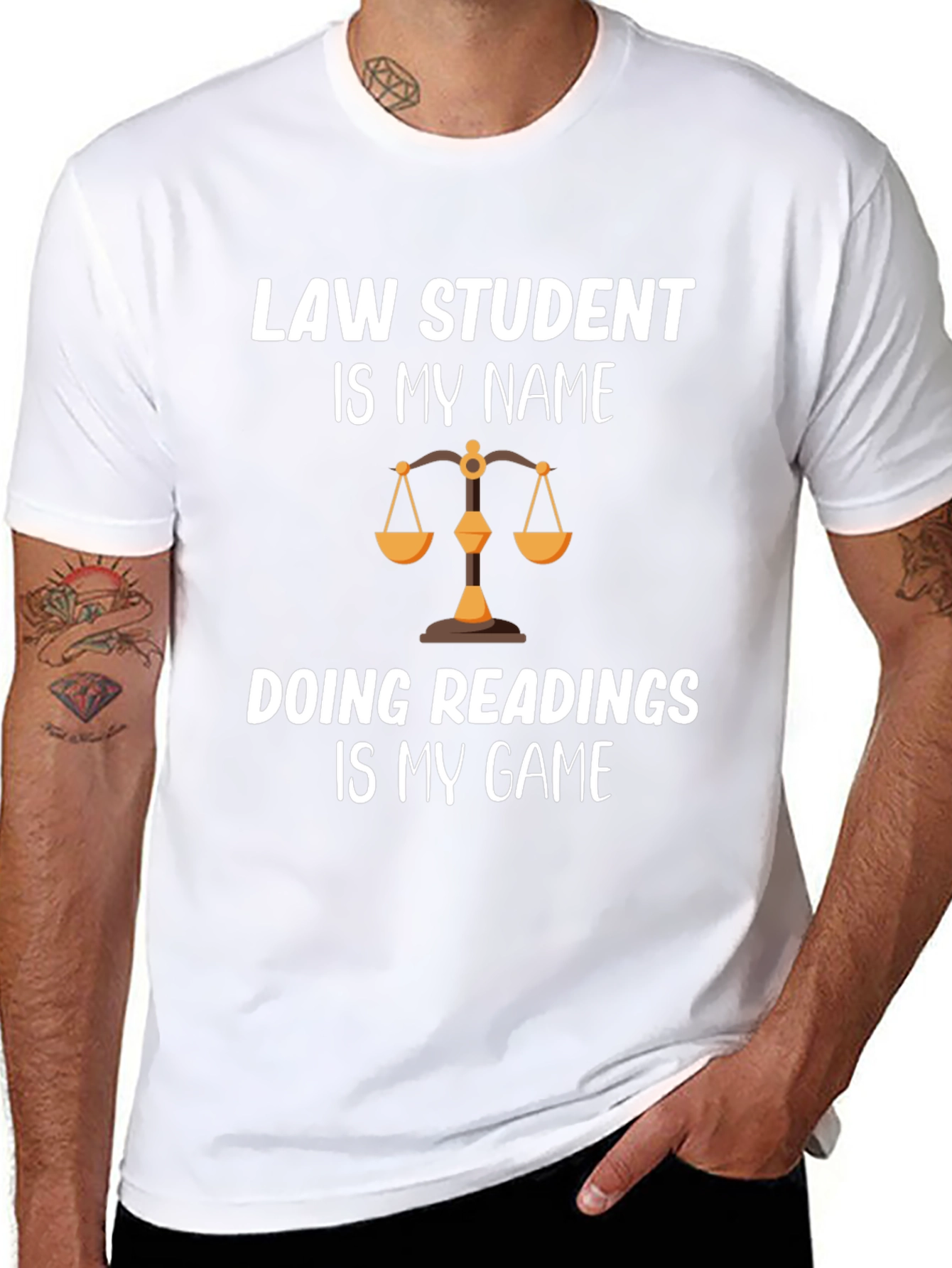 Law Student Tee: Readings are My Game