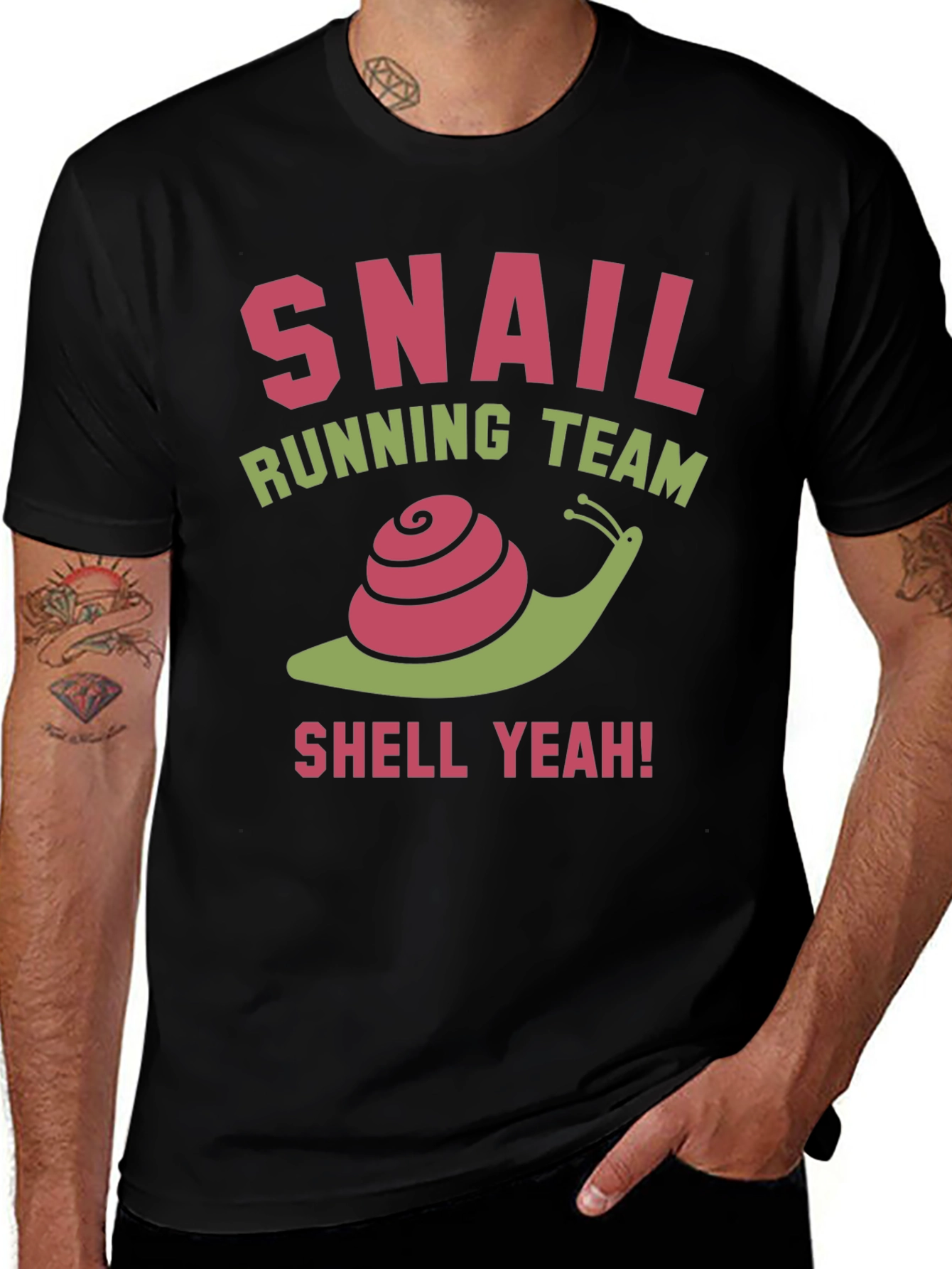Snail Running Team T-Shirt - Shell Yeah!
