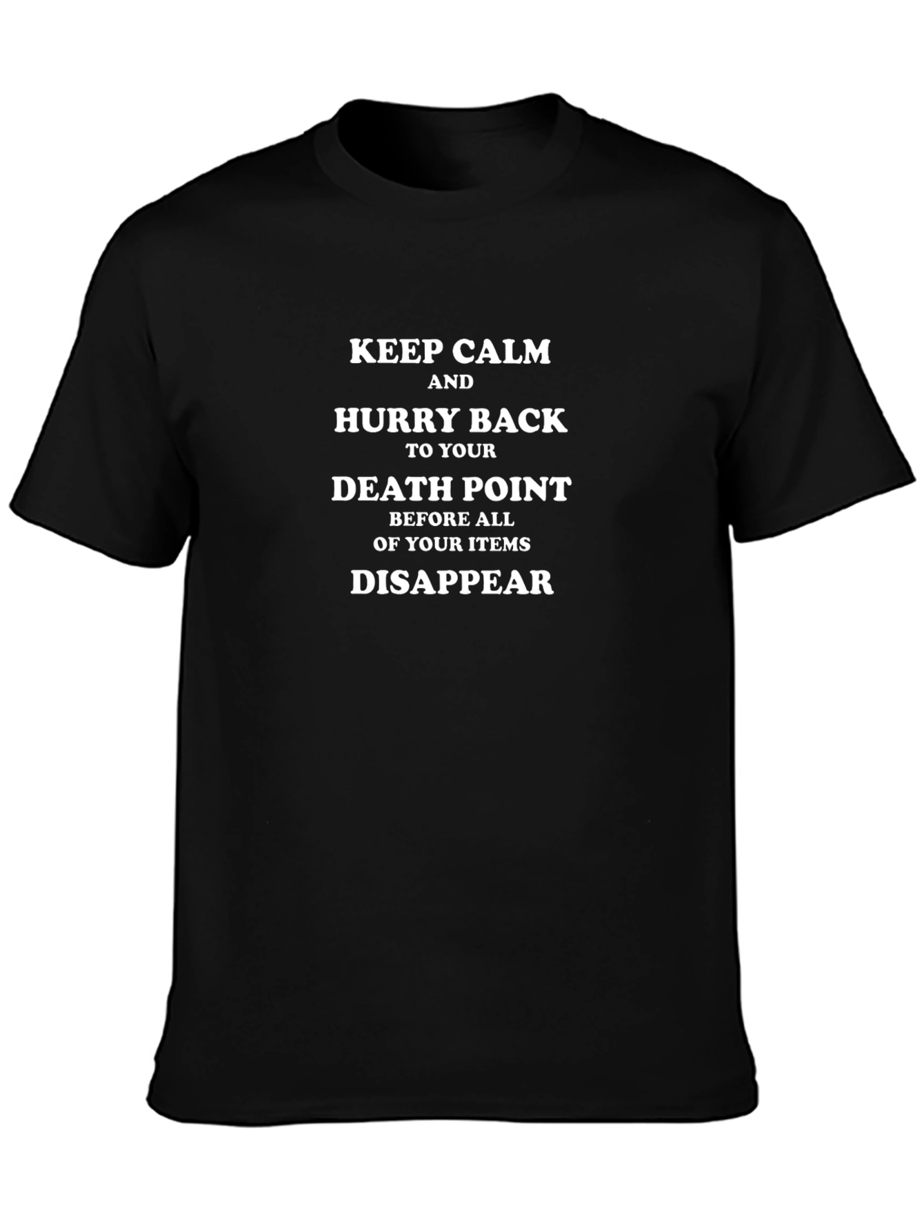 Keep Calm Death Point Graphic T-Shirt