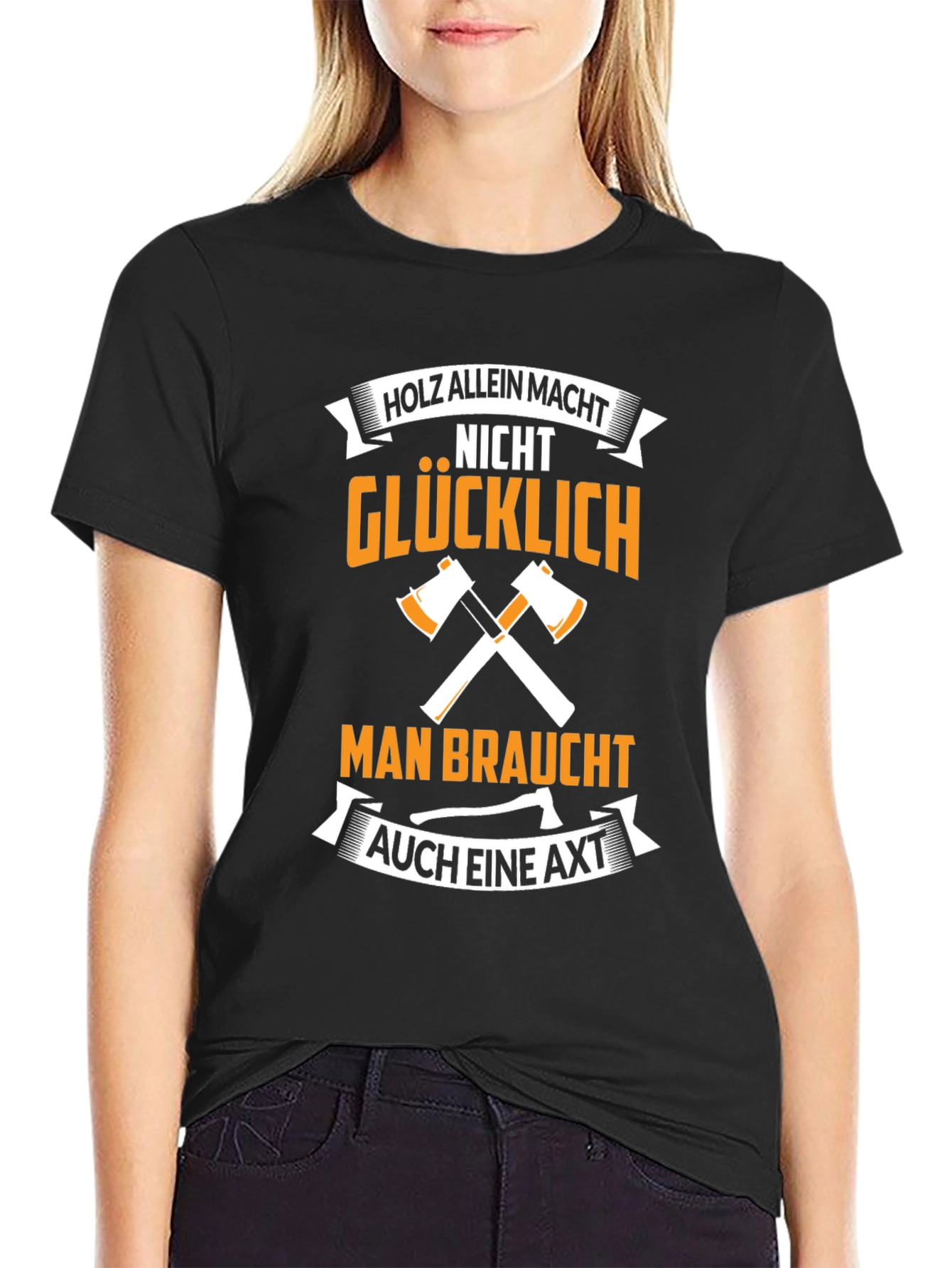 Axe and Lumberjack T-Shirt: German Humor