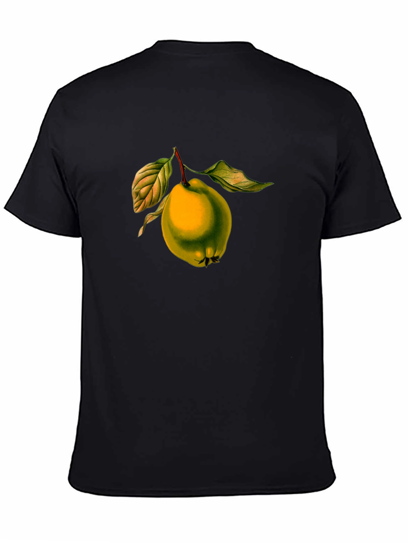 Unique Quince Fruit Graphic T-Shirt