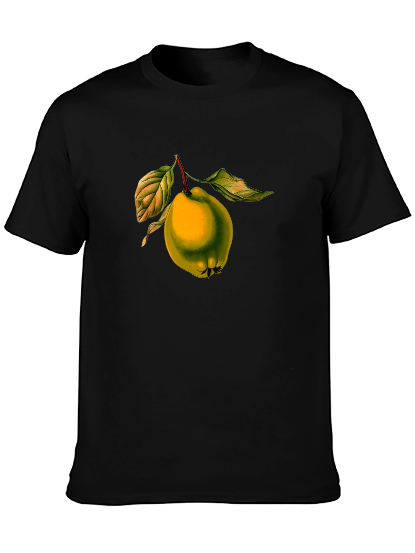 Unique Quince Fruit Graphic T-Shirt