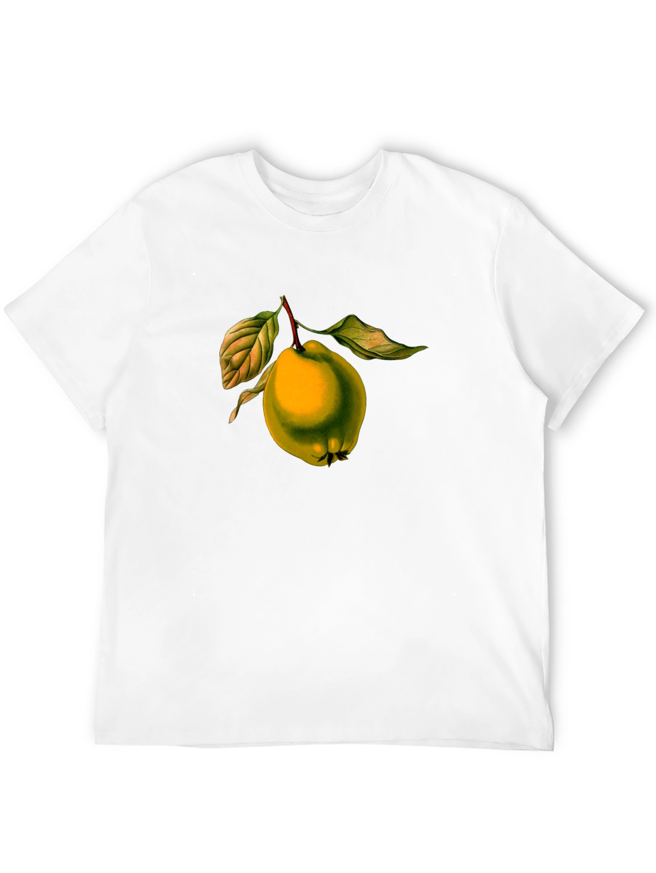Unique Quince Fruit Graphic T-Shirt