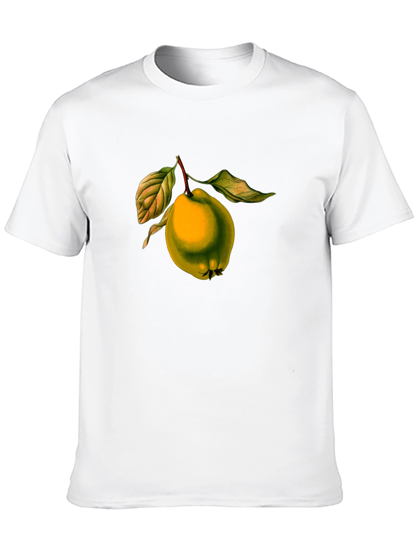 Unique Quince Fruit Graphic T-Shirt