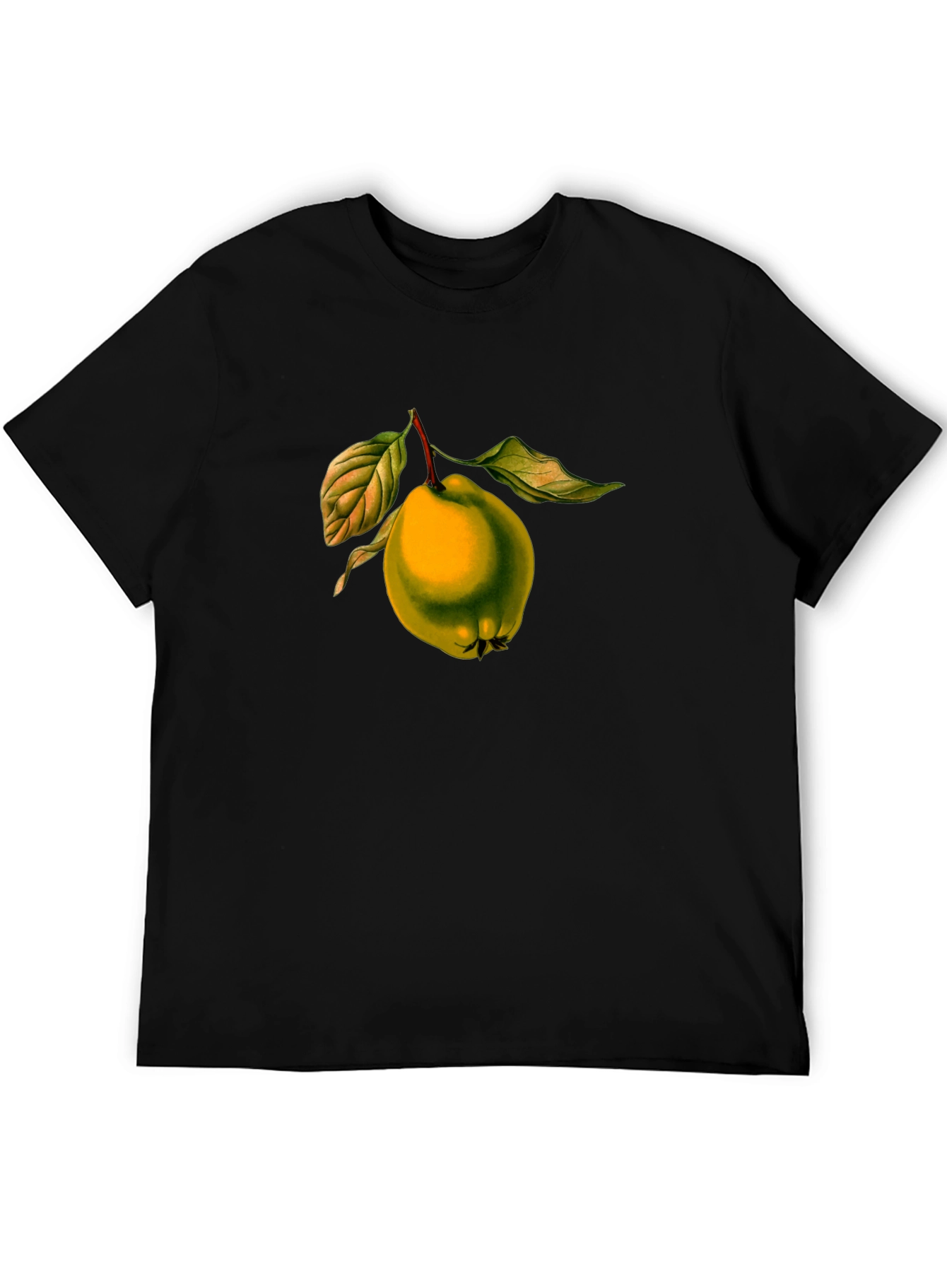 Unique Quince Fruit Graphic T-Shirt