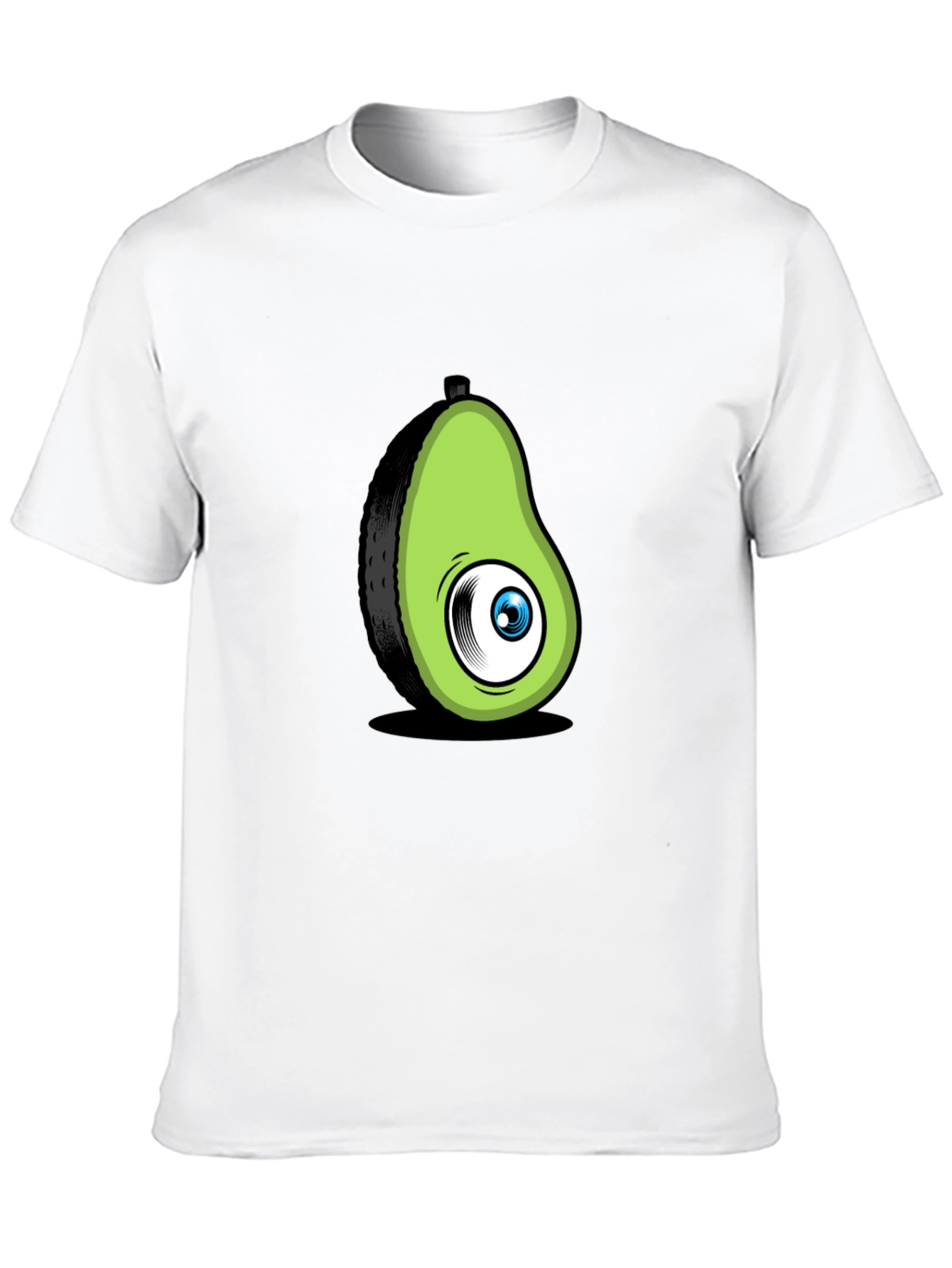 Avocado Eye Black T-Shirt Funny Graphic Tee