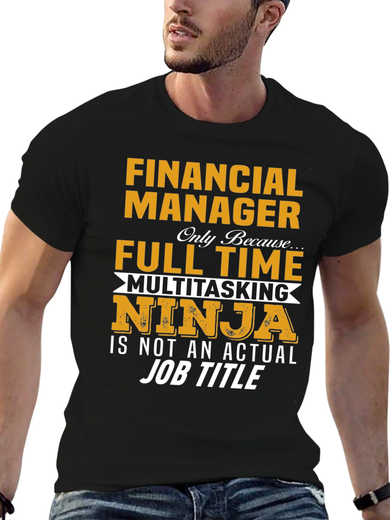 Financial Manager Full-Time Multitasking Ninja T-Shirt