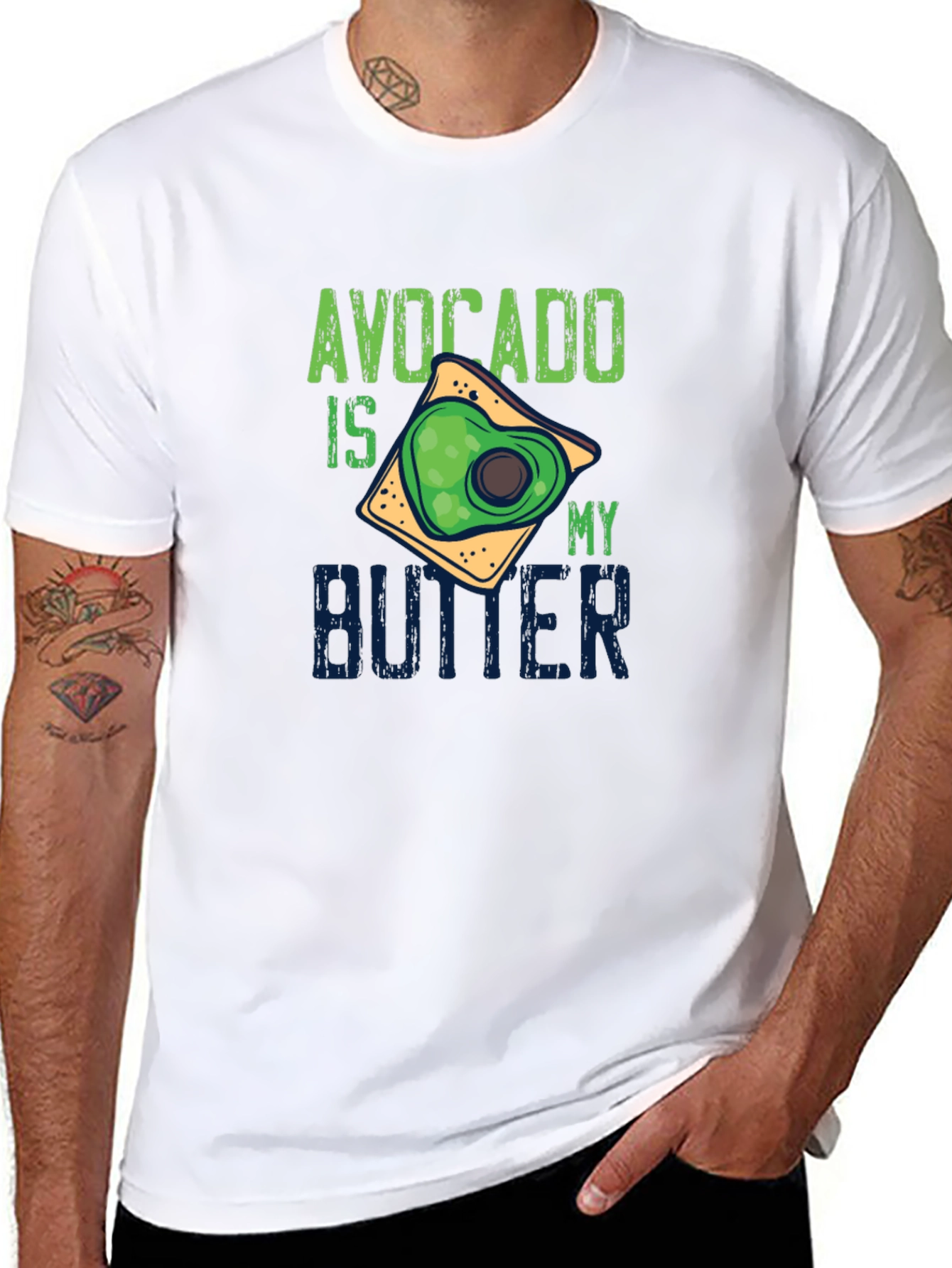 Avocado is My Butter T-Shirt - Unique Foodie Tee