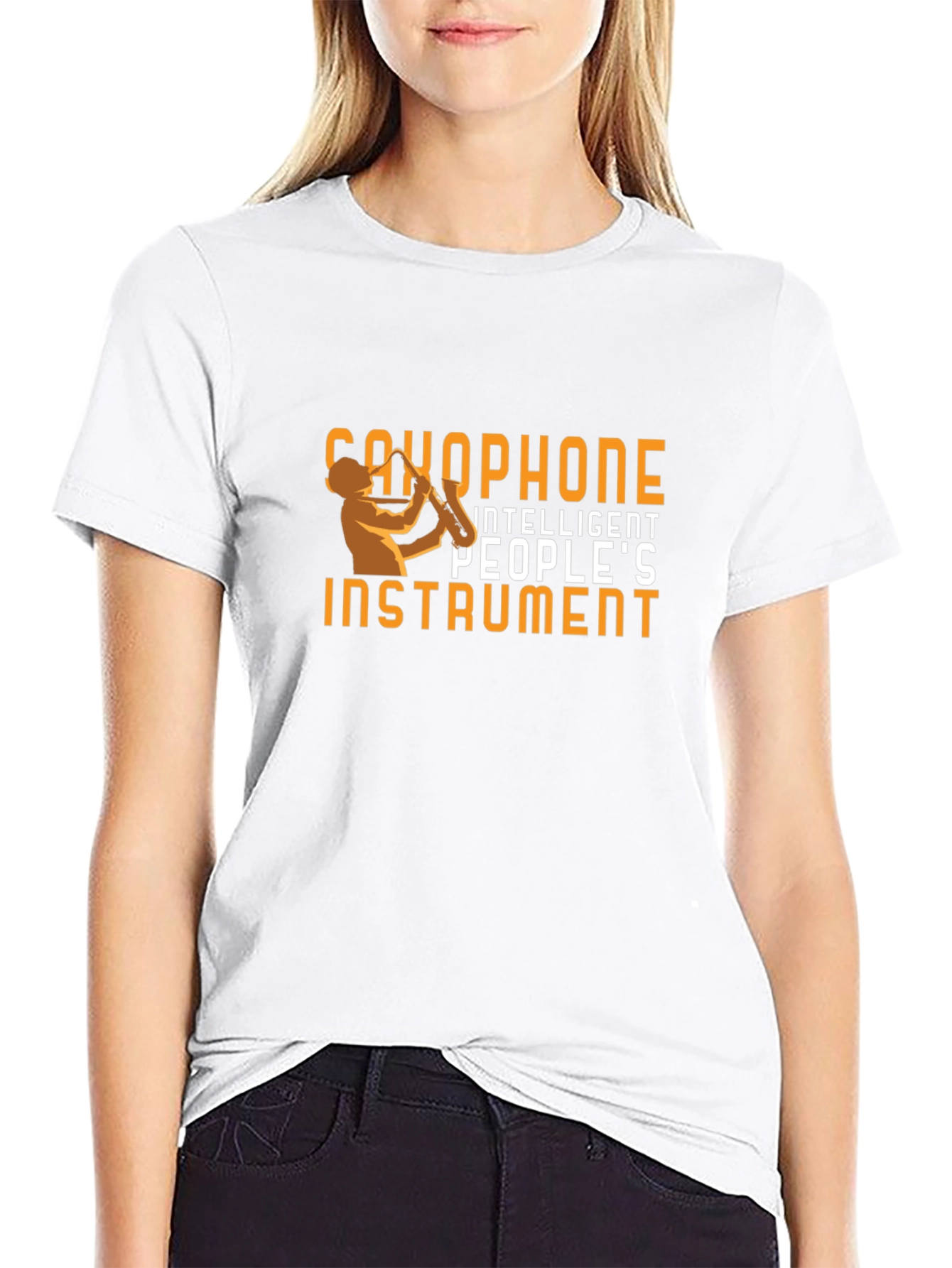 Saxophone Intelligent People Instrument T-Shirt