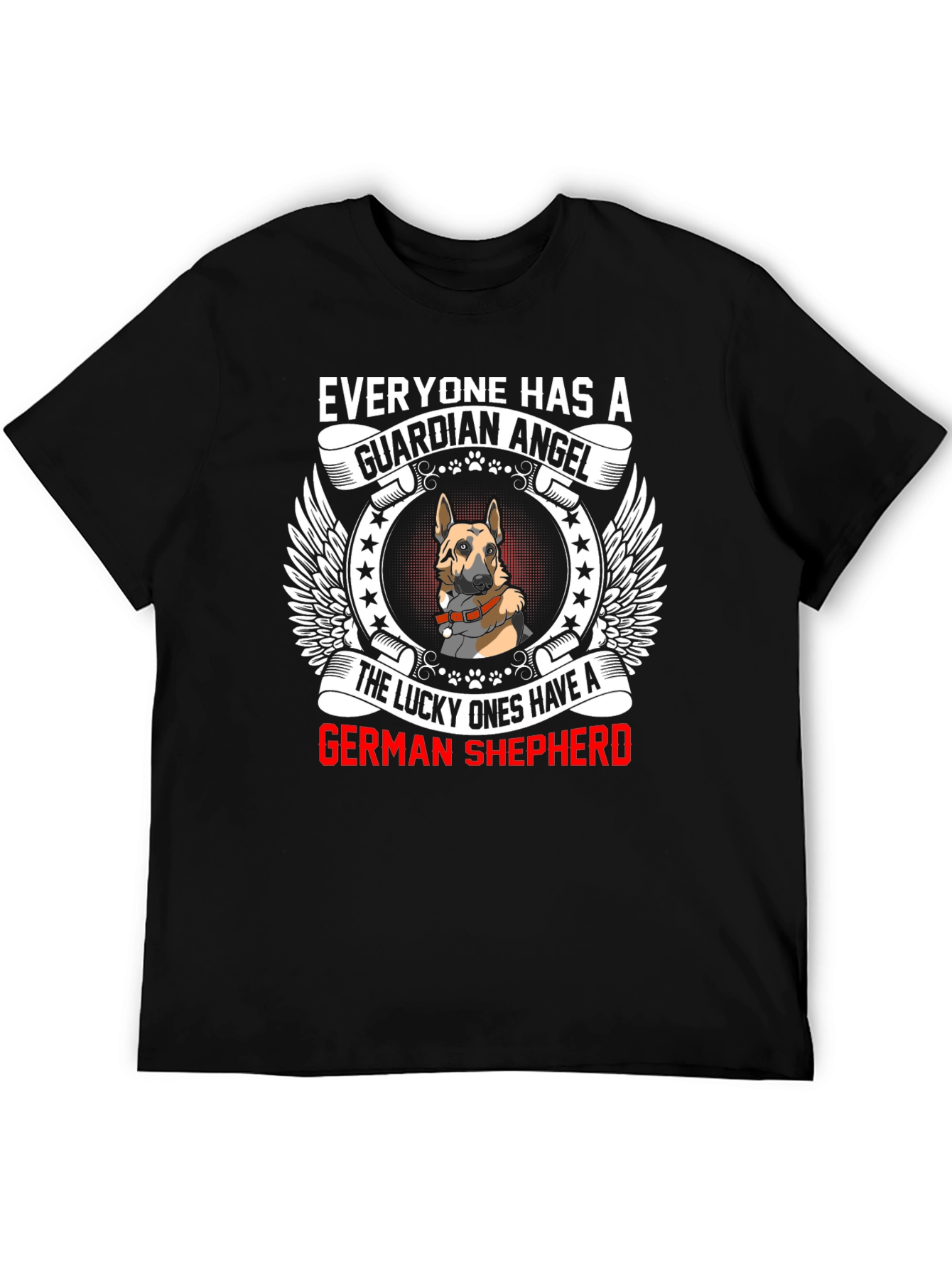 German Shepherd Guardian Angel T-Shirt