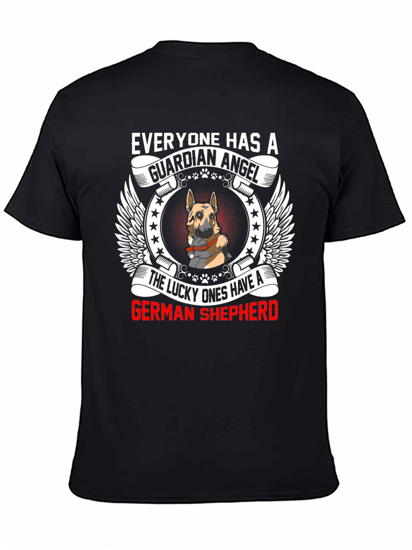 German Shepherd Guardian Angel T-Shirt