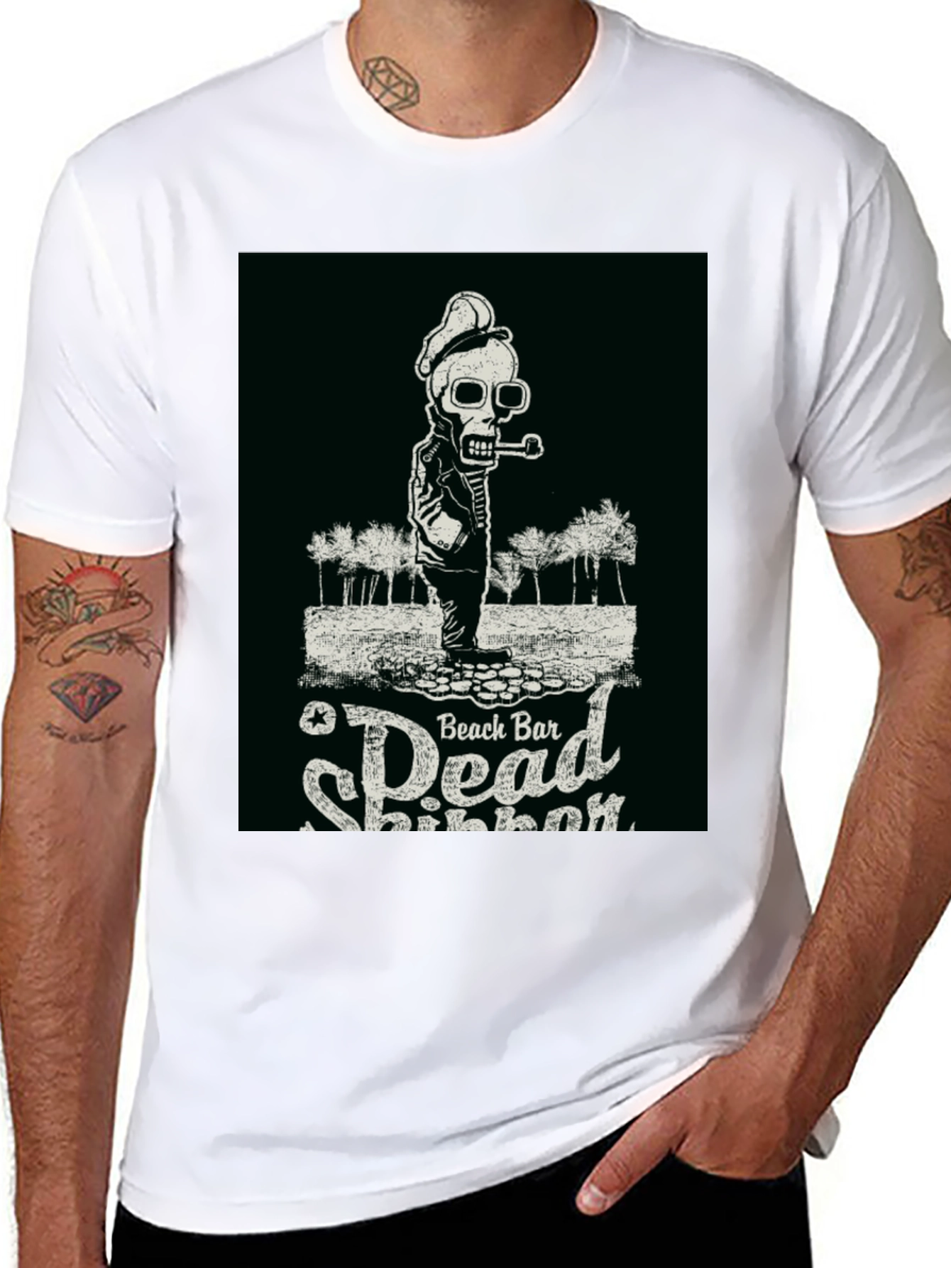 Dead Beach Bar Shipper Black T-Shirt