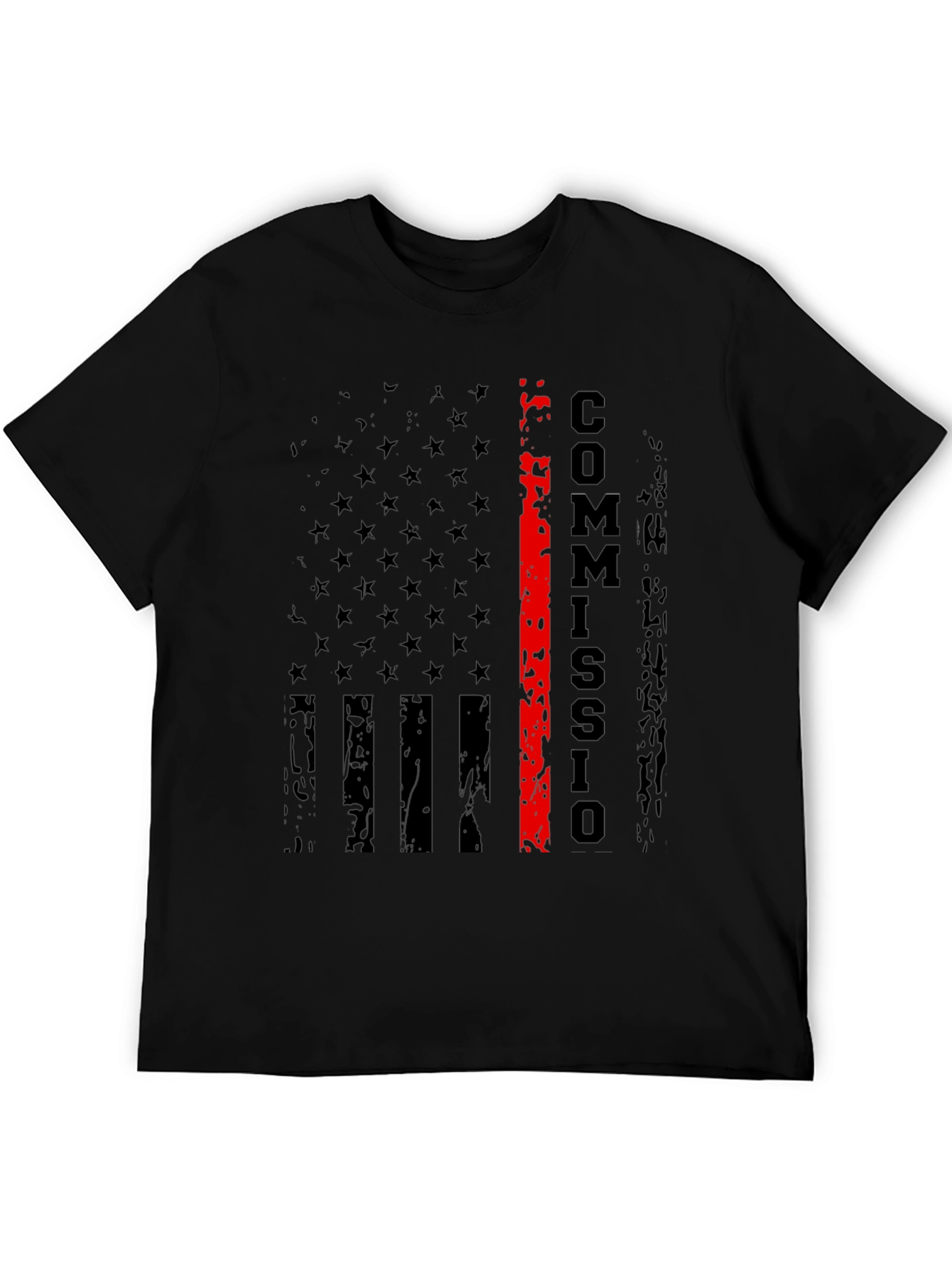 Commission T-Shirt - Distressed US Flag