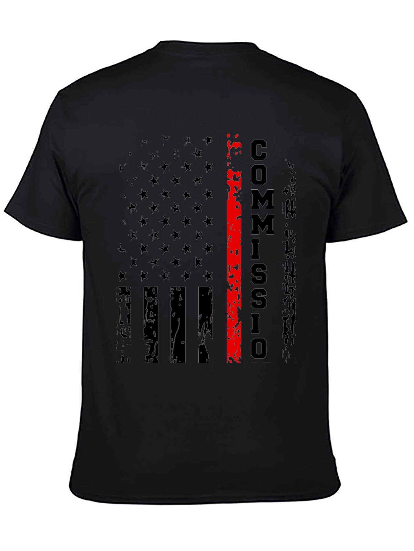 Commission T-Shirt - Distressed US Flag
