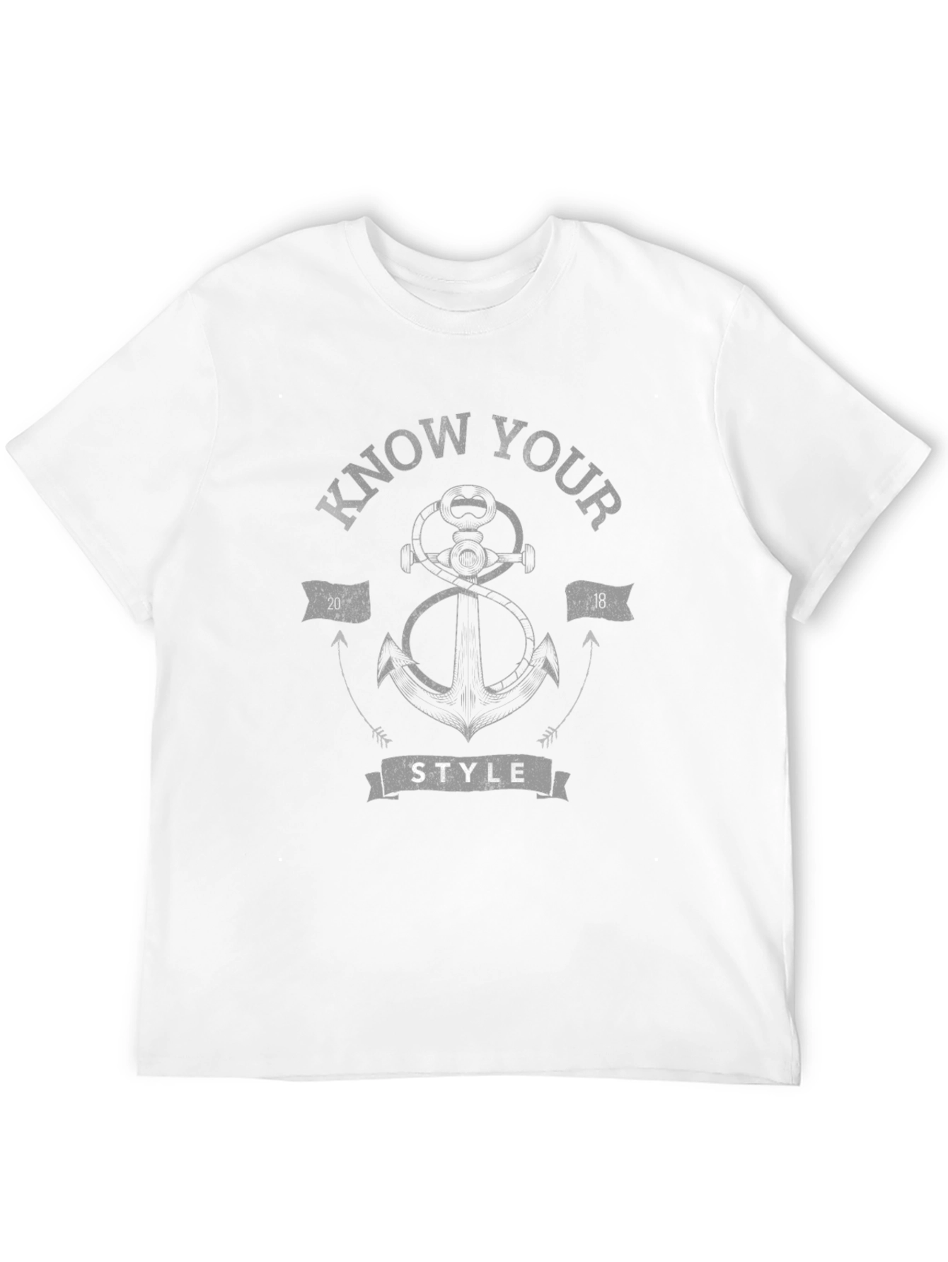 Know Your Style Anchor Graphic Tee - Black