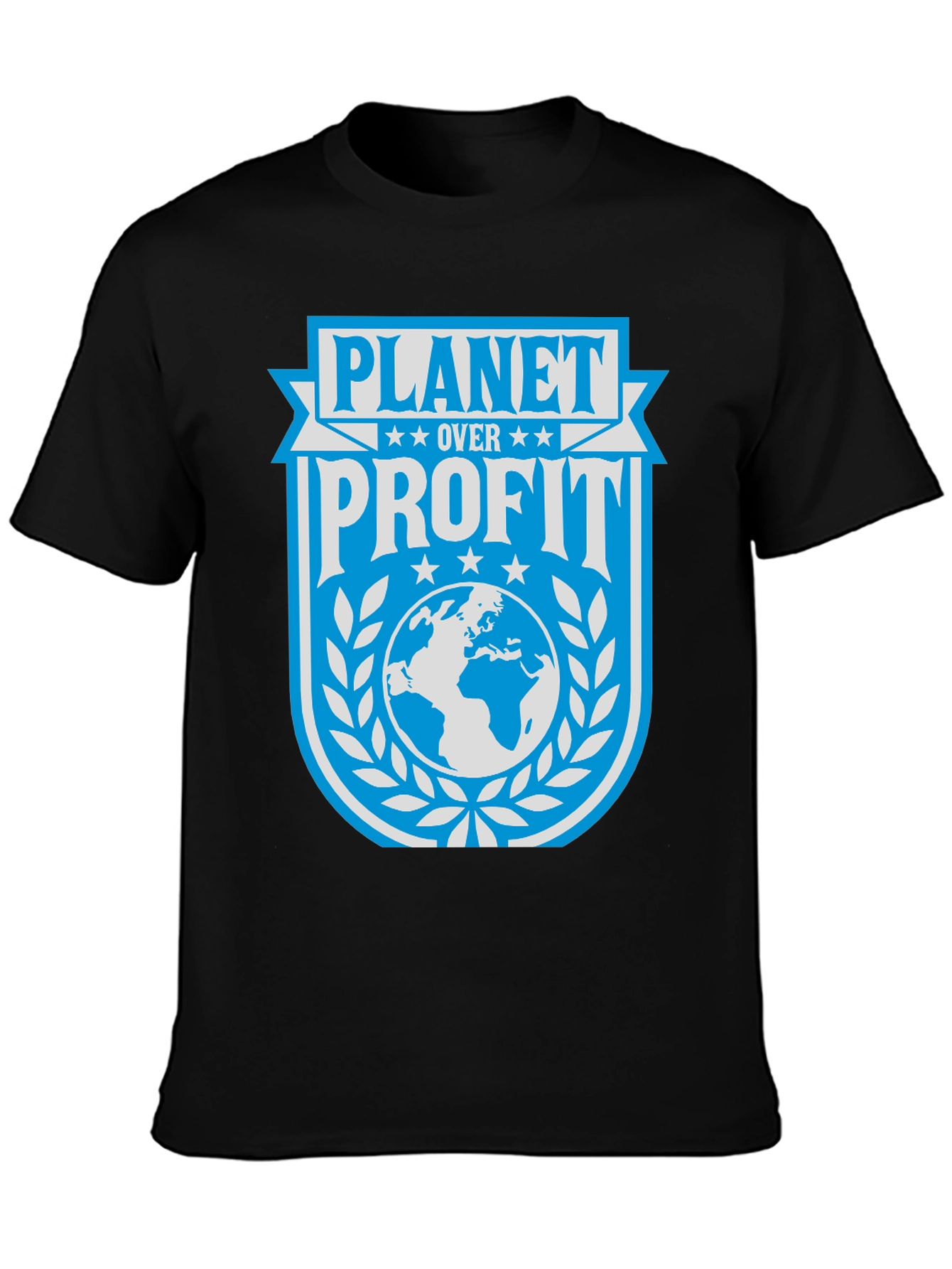Planet Over Profit Graphic Tee - Eco-Friendly Statement