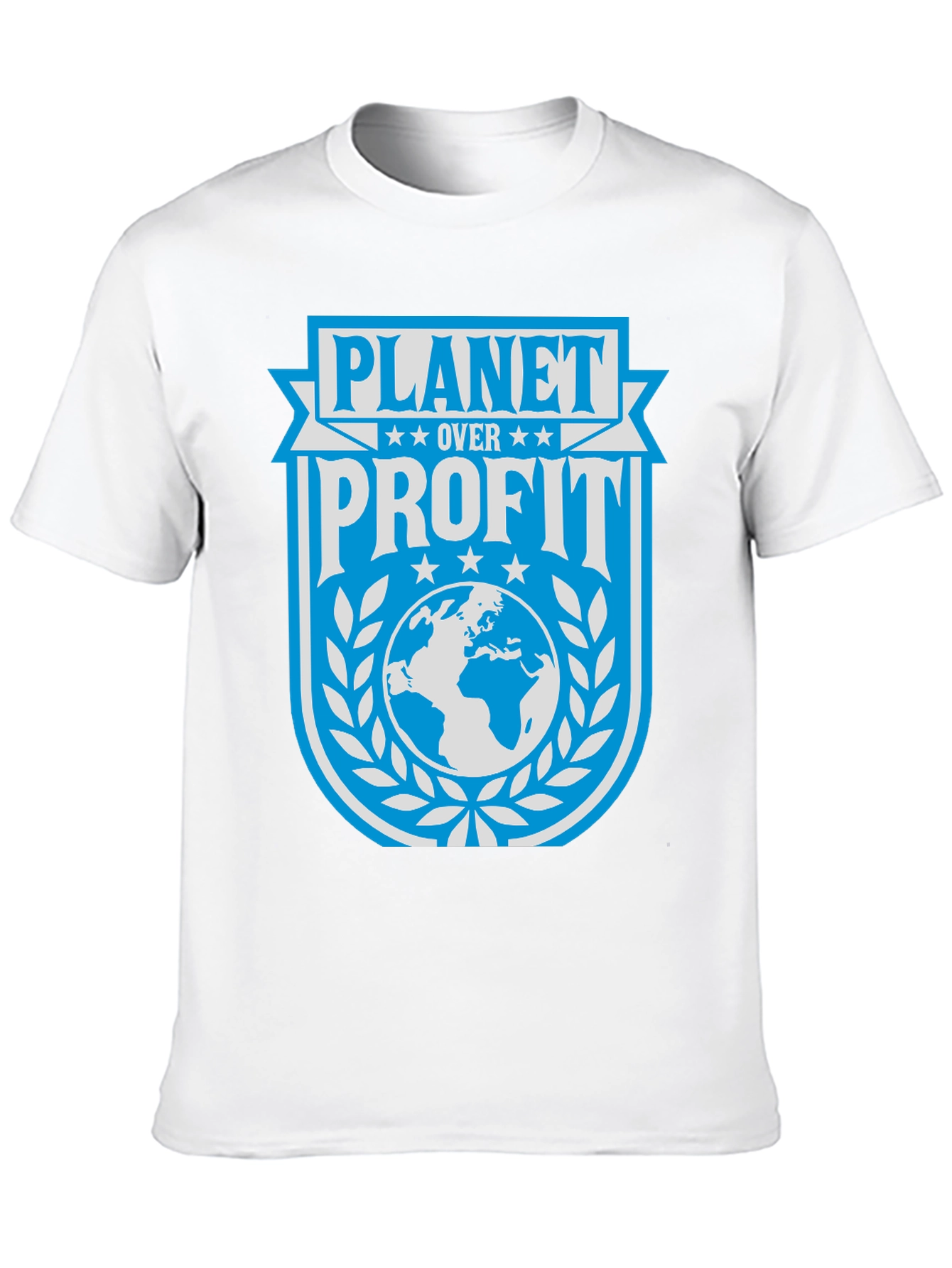 Planet Over Profit Graphic Tee - Eco-Friendly Statement