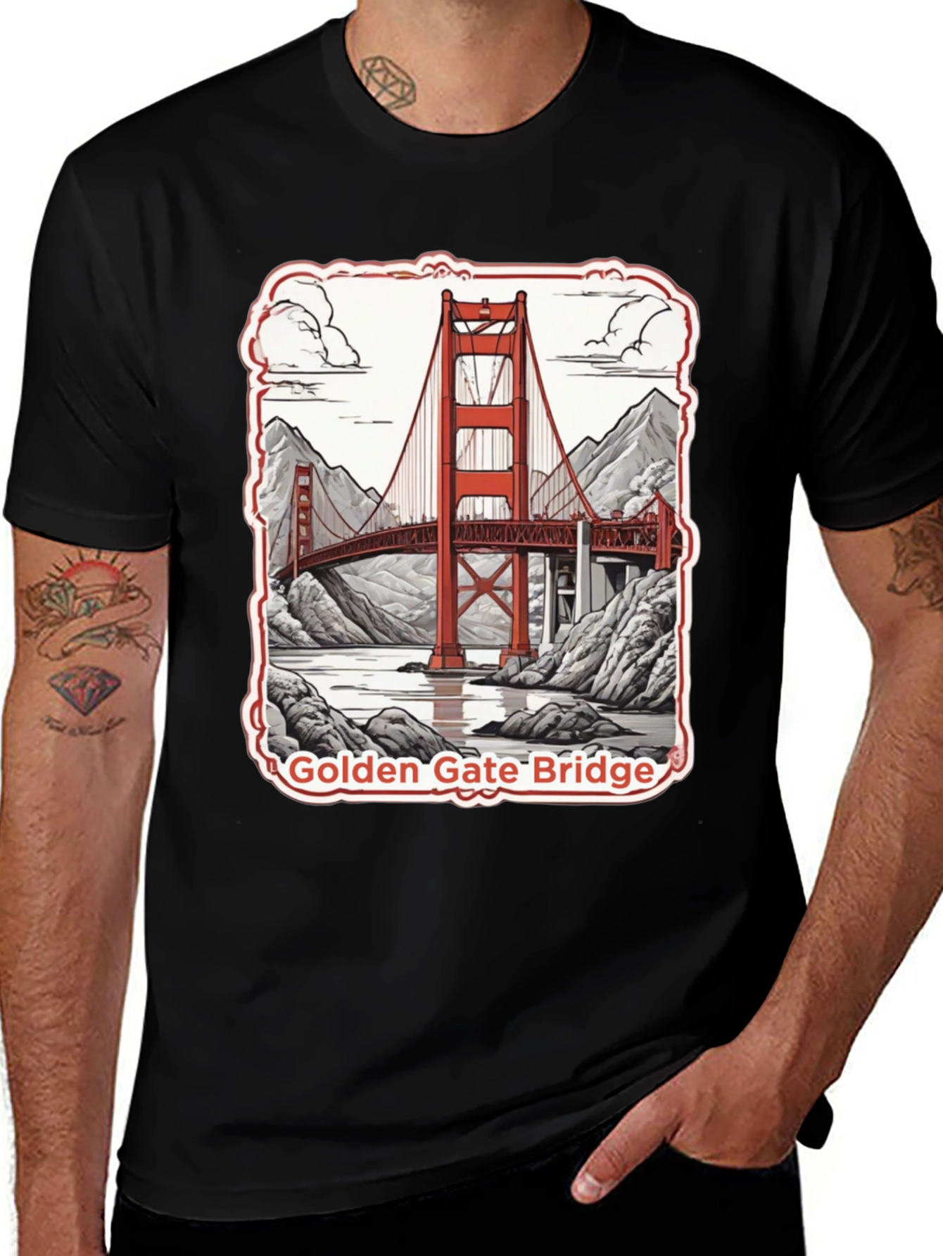 Golden Gate Bridge Graphic Tee