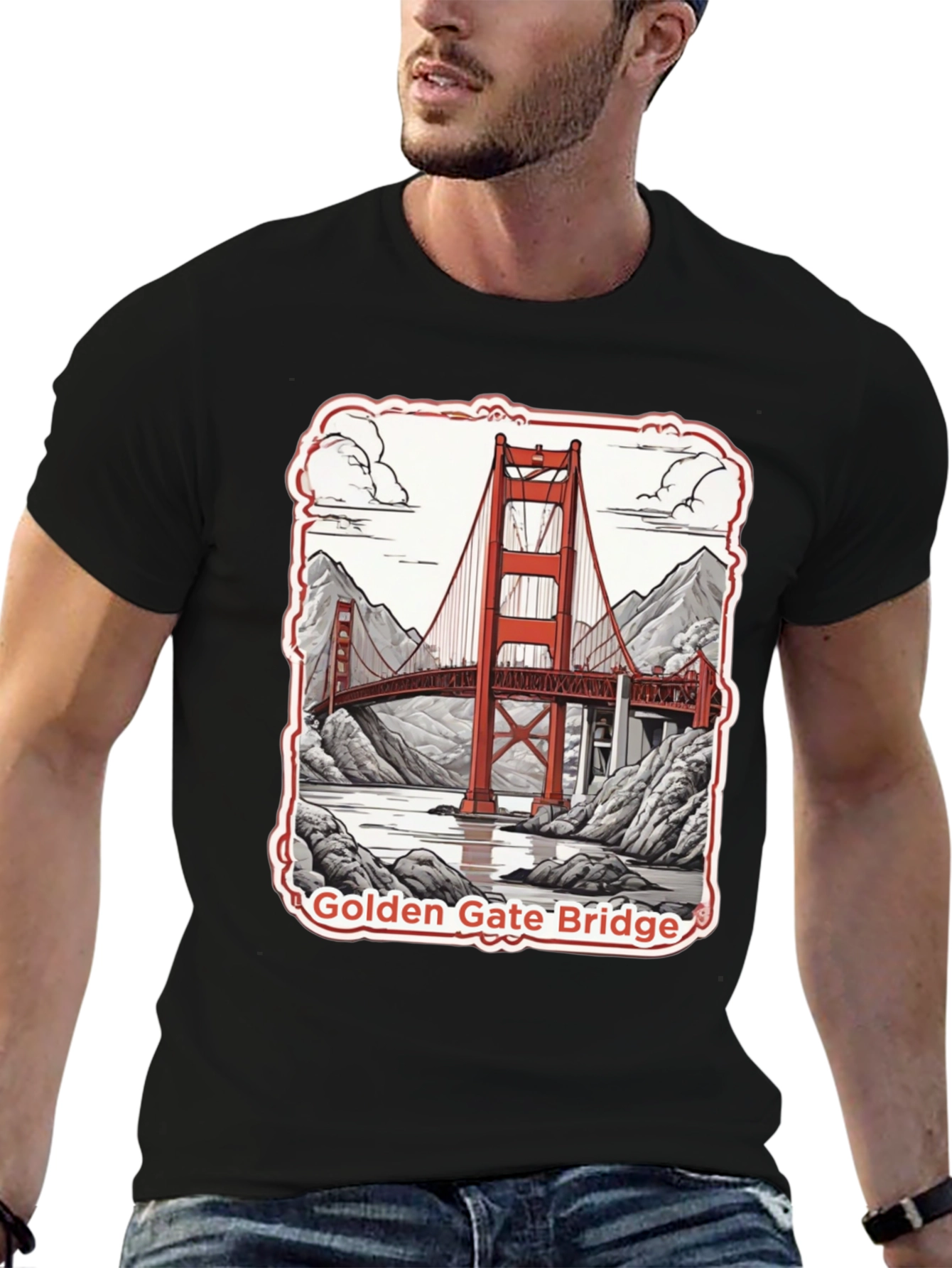 Golden Gate Bridge Graphic Tee