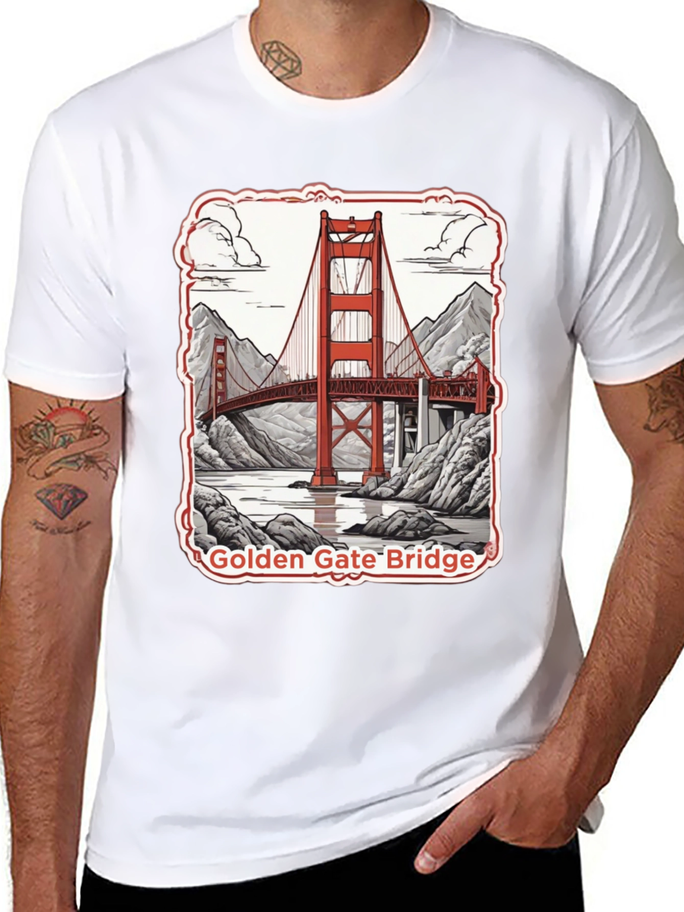 Golden Gate Bridge Graphic Tee
