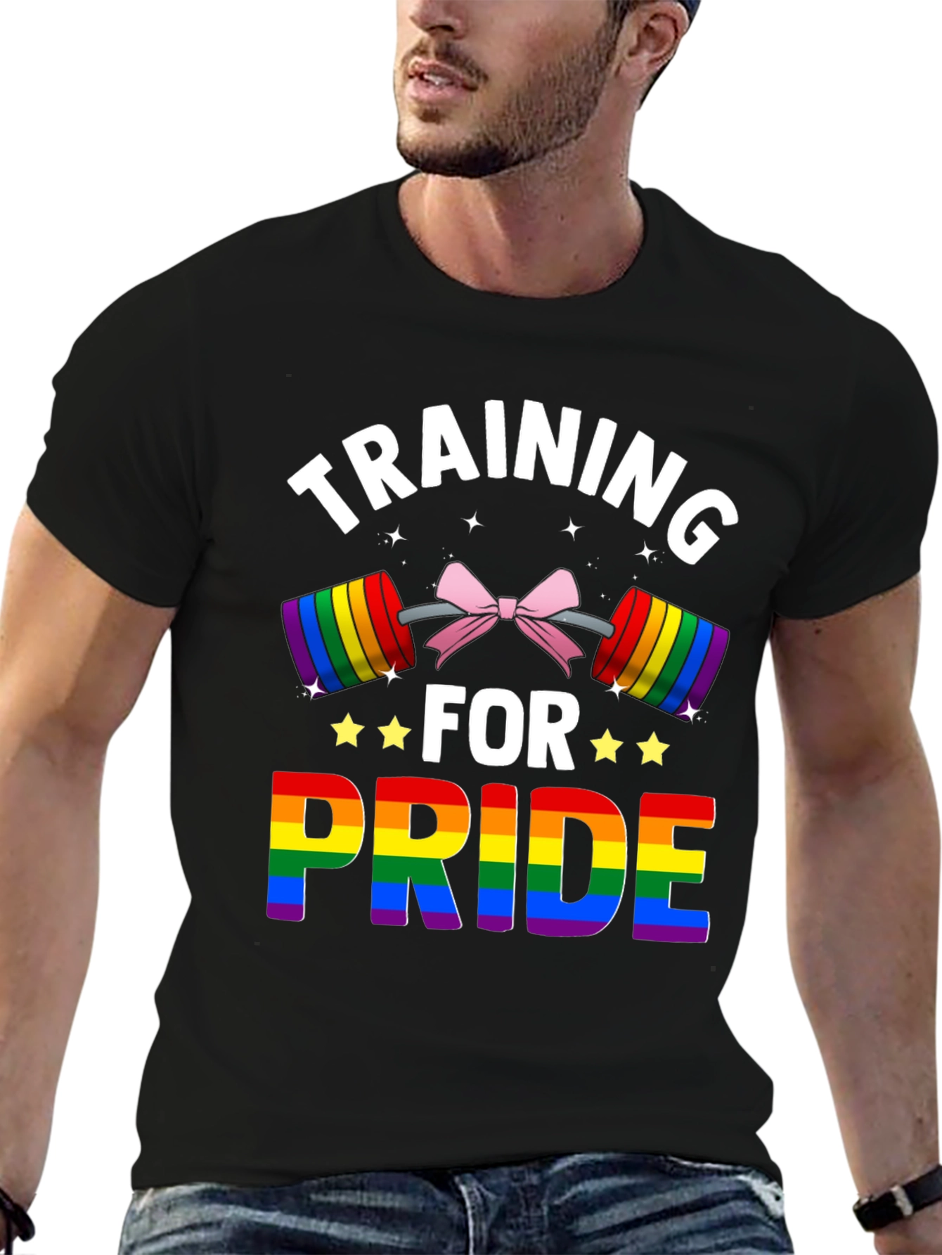 Training For Pride T-Shirt LGBTQ Rainbow