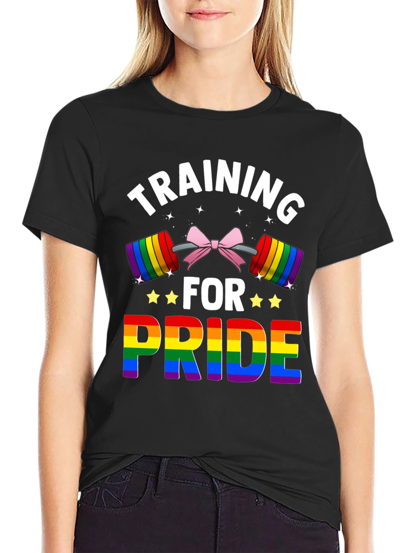Training For Pride T-Shirt LGBTQ Rainbow